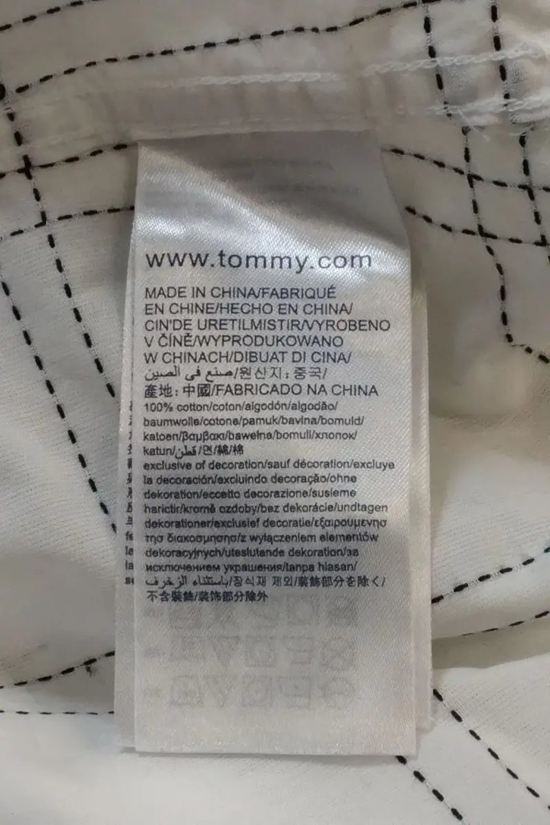 Shirt TOMMY HILFIGER - SECONDE MAIN White