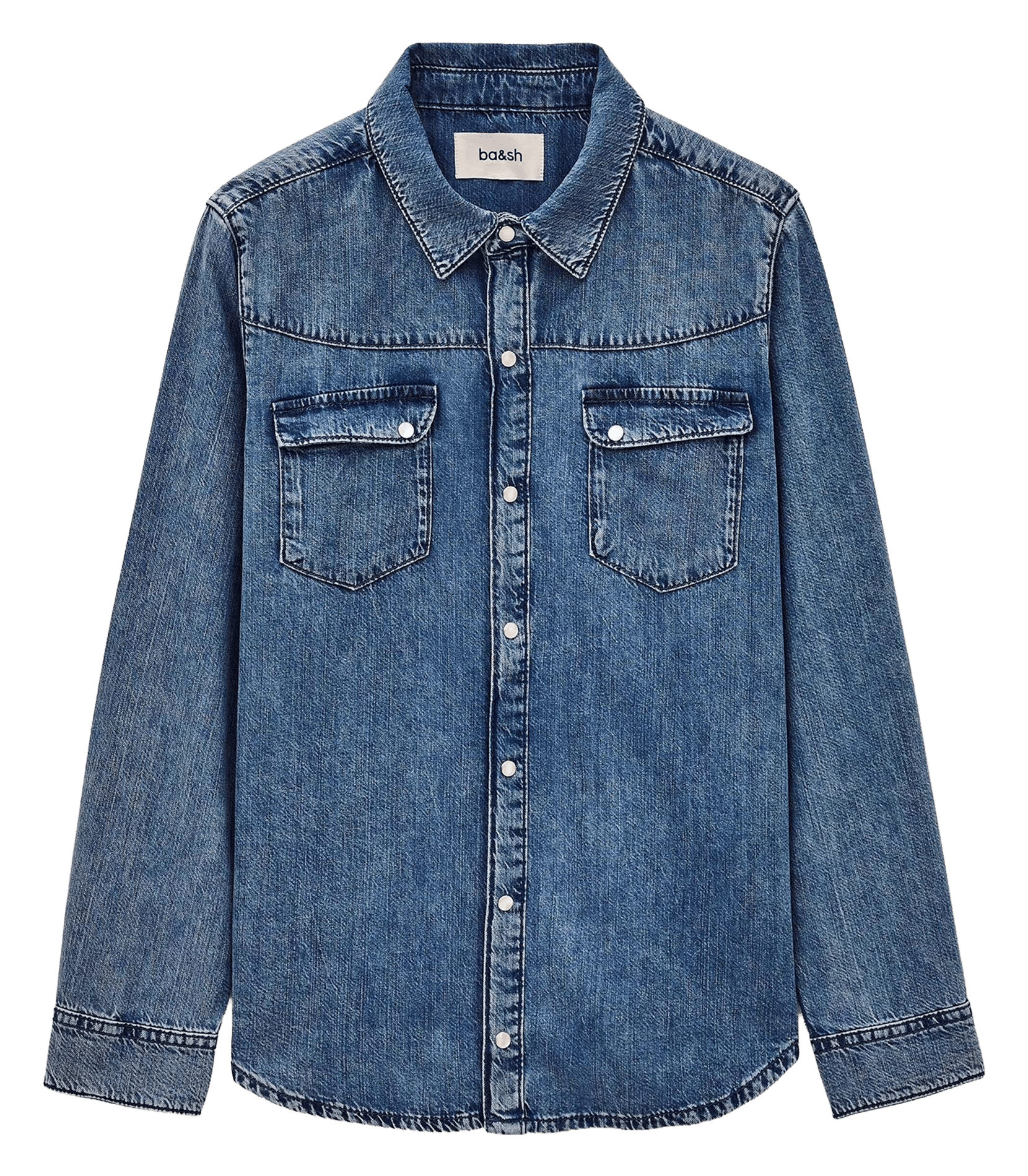 Rechte blouse BA&SH Jeans onbewerkt