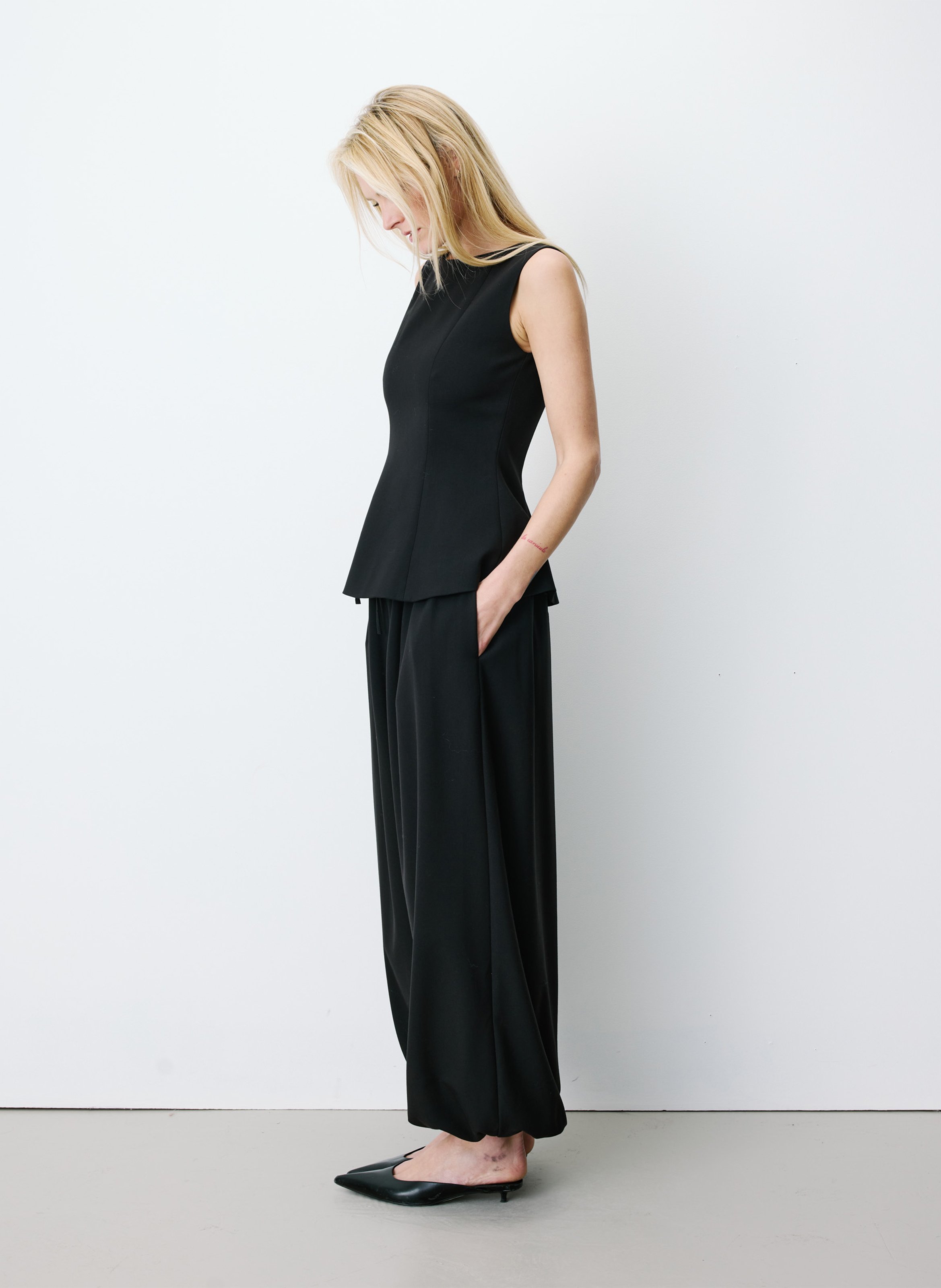 Round-neck top GRACE ET MILA Black