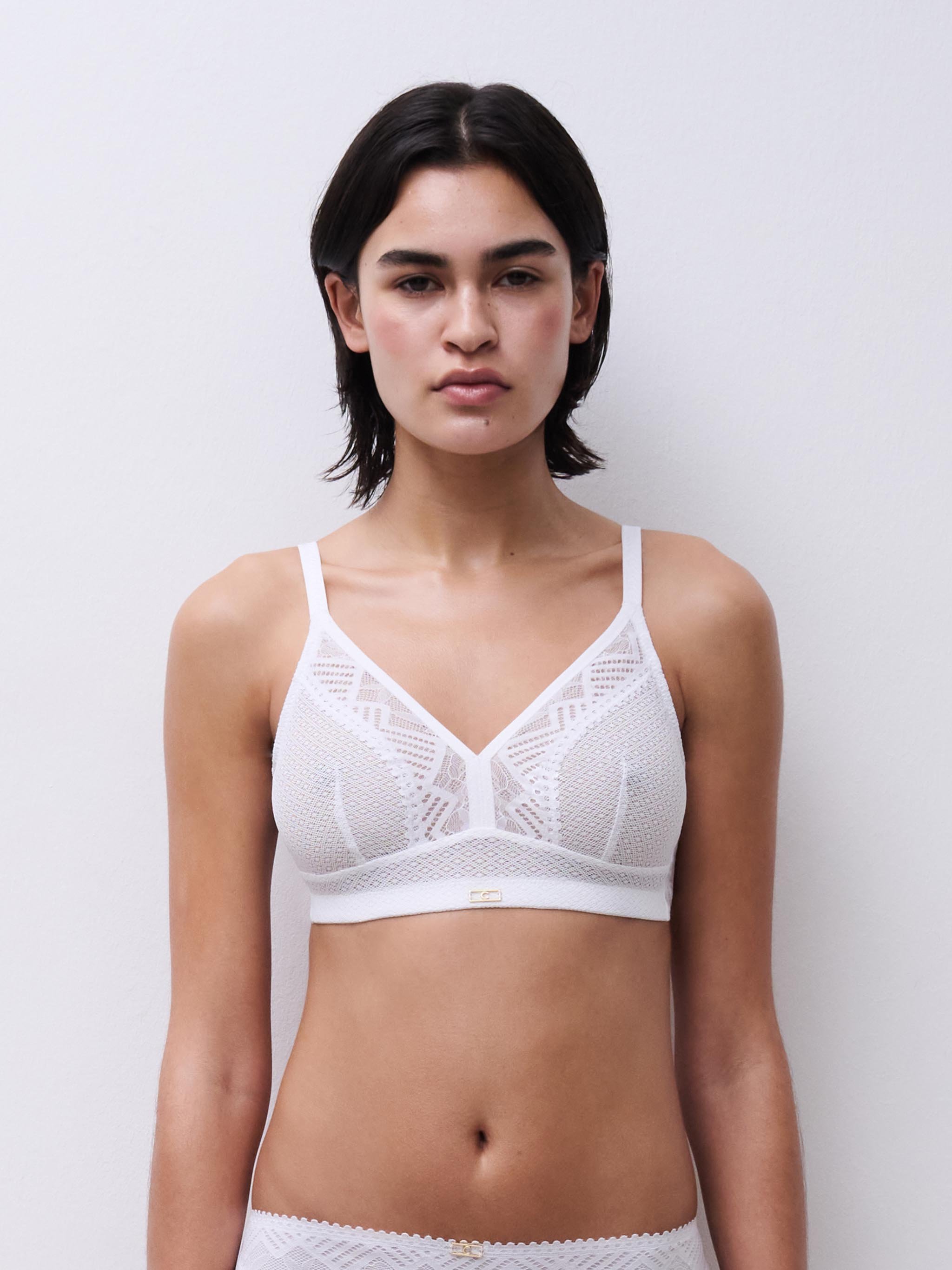 Non-wired support bra with cups CHANTELLE