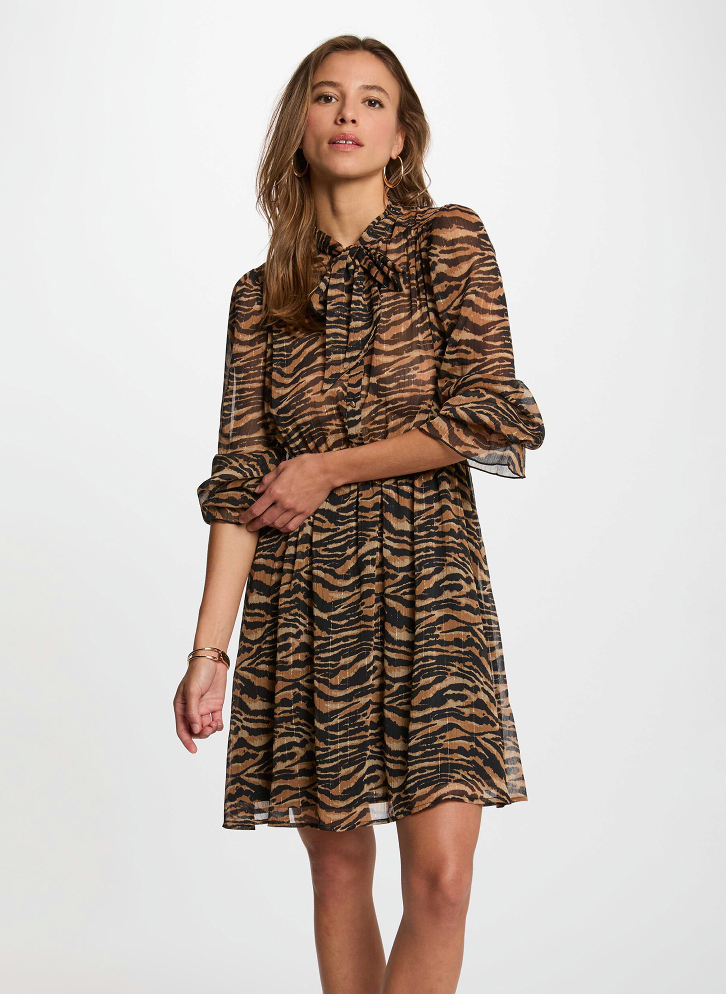 Bedrucktes Kurzkleid MORGAN Mehrfarbig