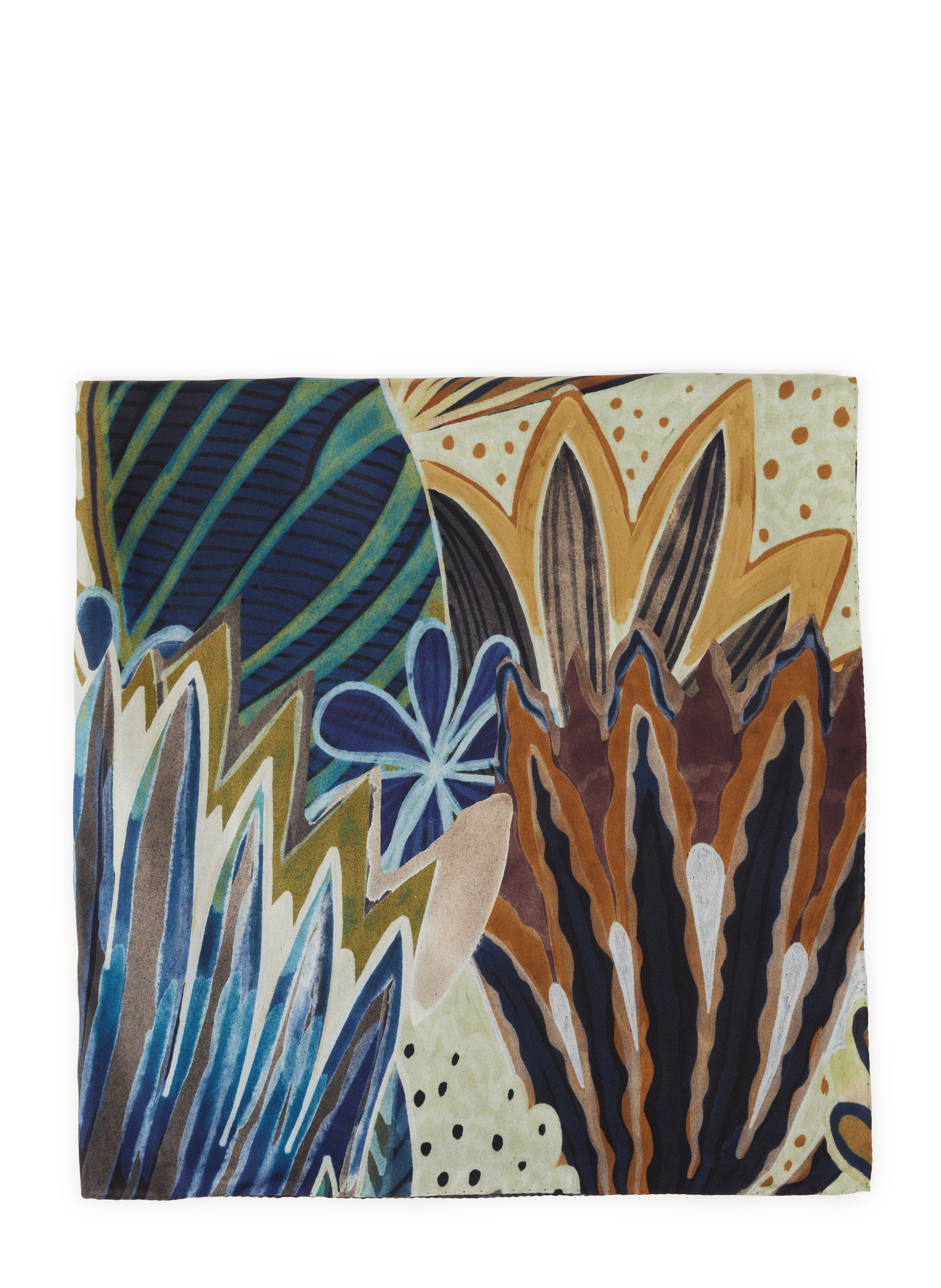 Printed silk square AU PRINTEMPS PARIS