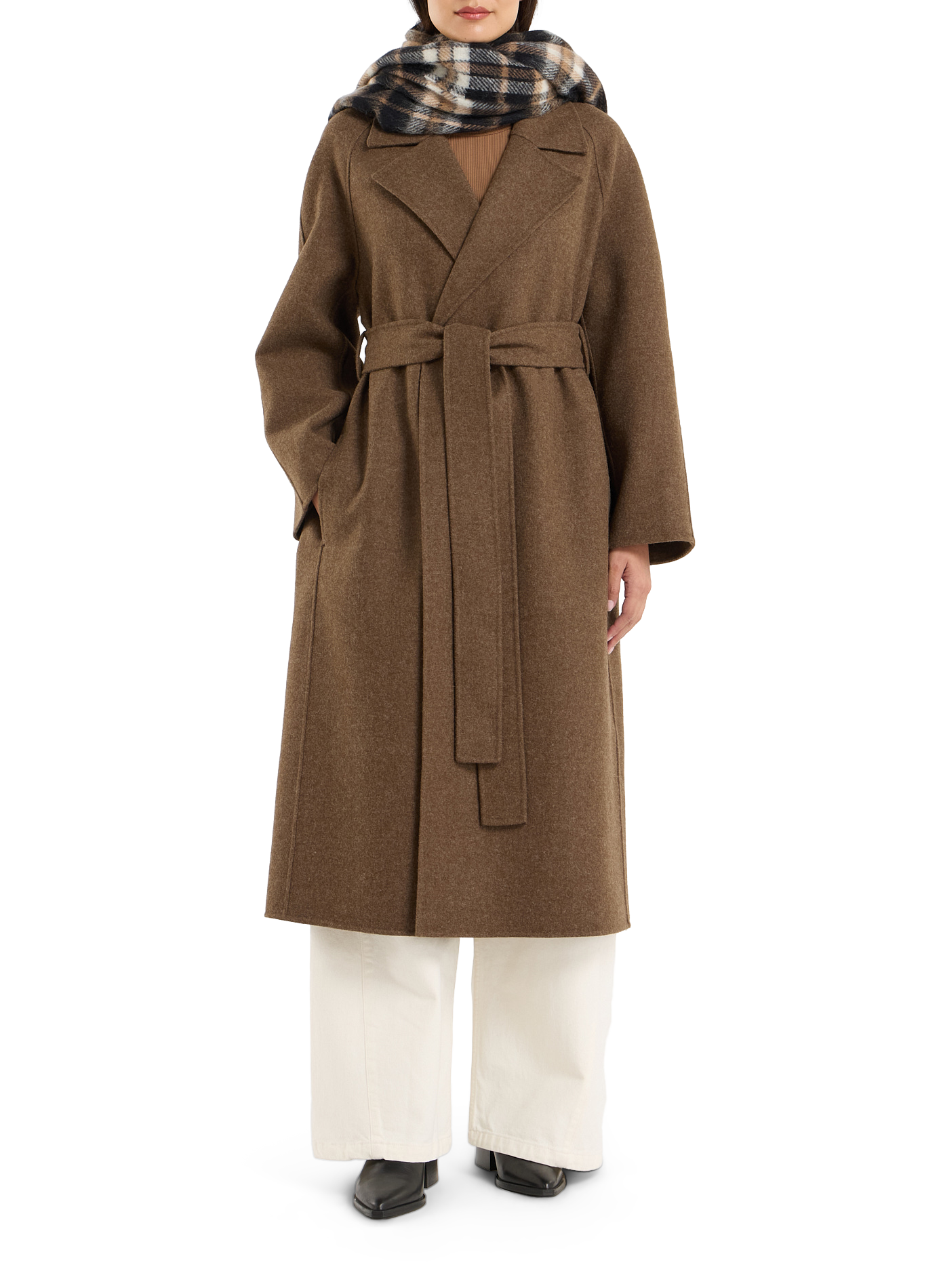 Warmor wool blend warmor coat SAISON 1865 Brown