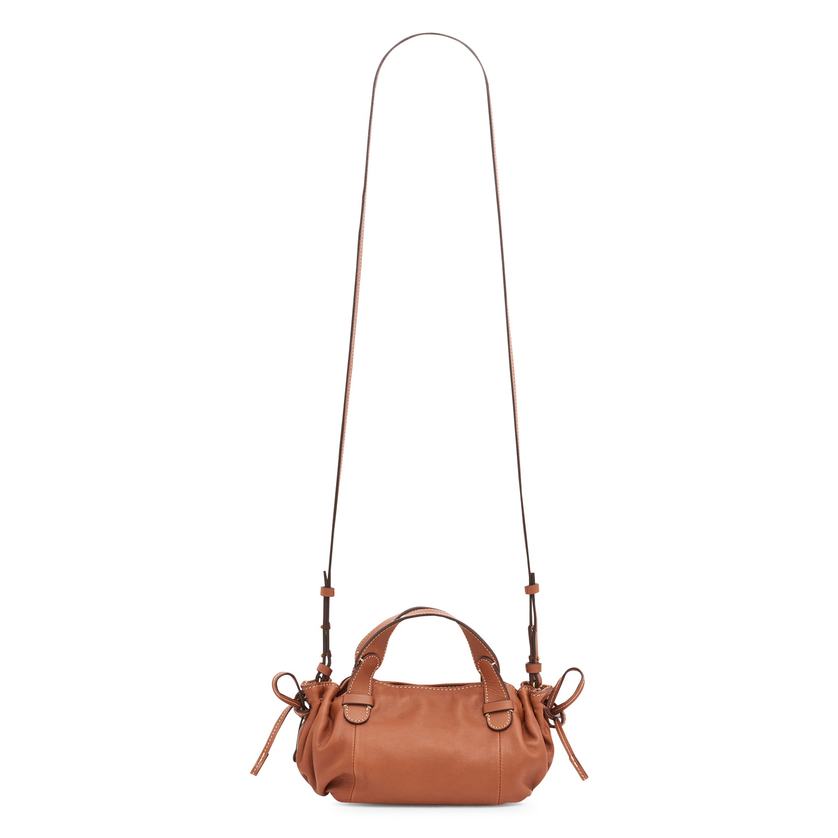 Leather shoulder bag GERARD DAREL Brown