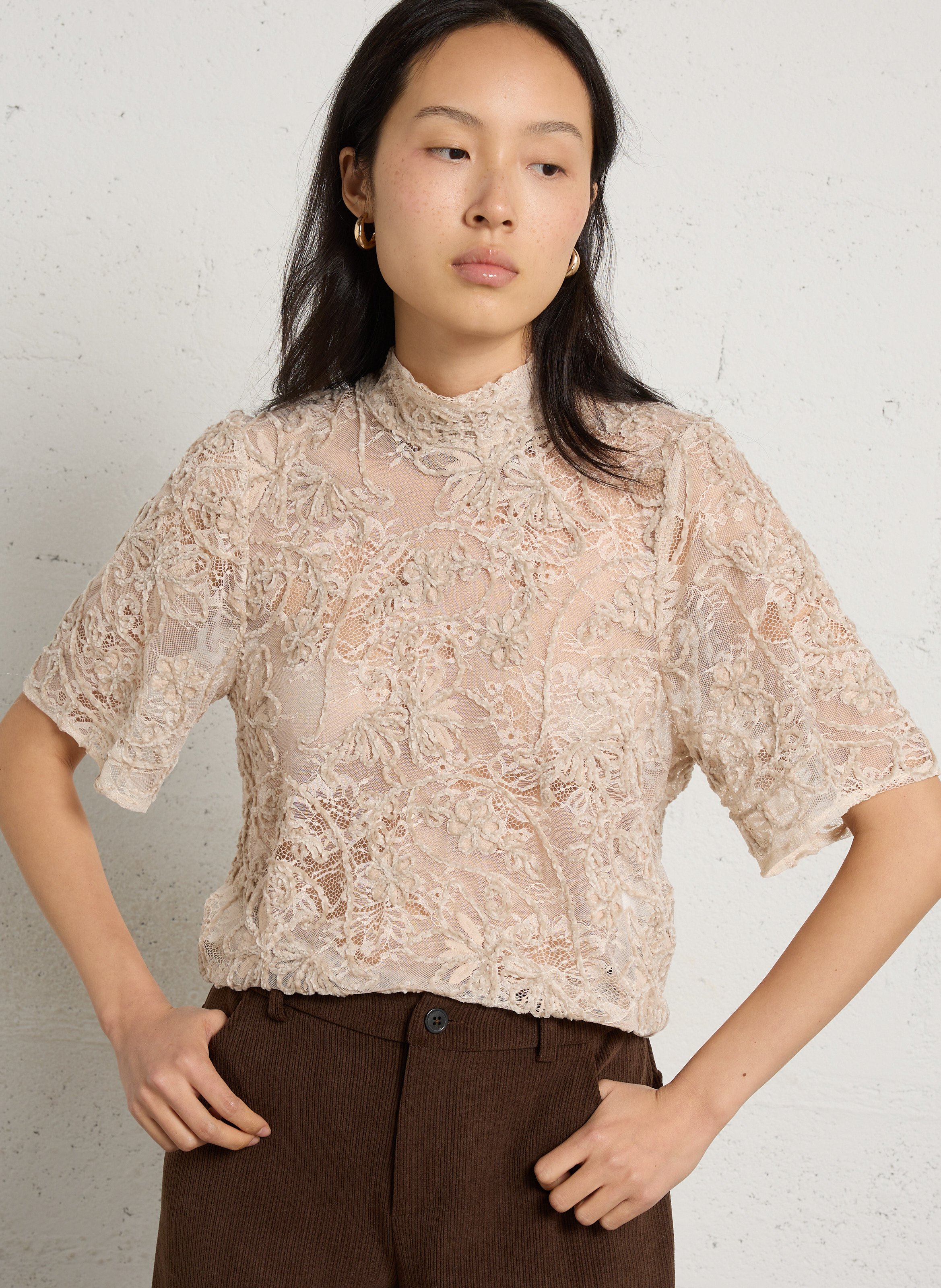Printed straight top  IMPERIAL