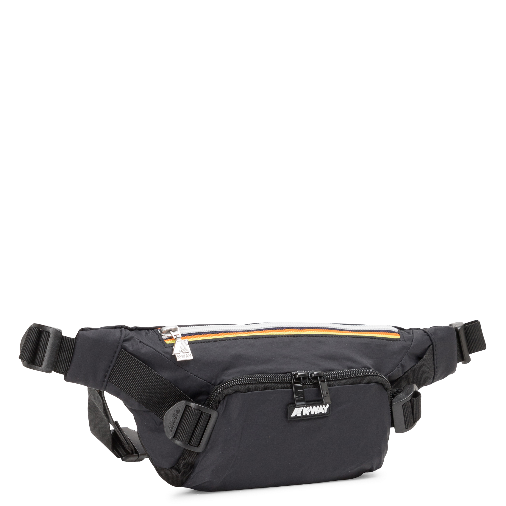 バッグ・カバンその他 K-WAY K7116TW Bags Unisex FERICY S Waist Bag BLACK PURE