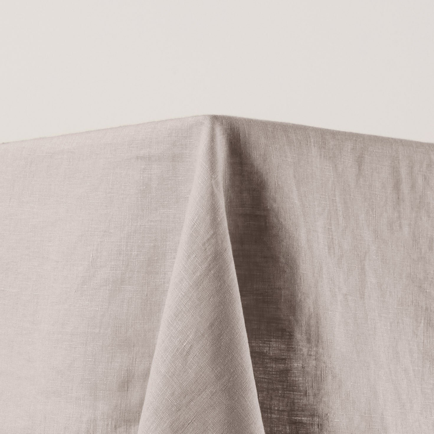 CARLINA - Rectangular linen tablecloth MADURA Beige