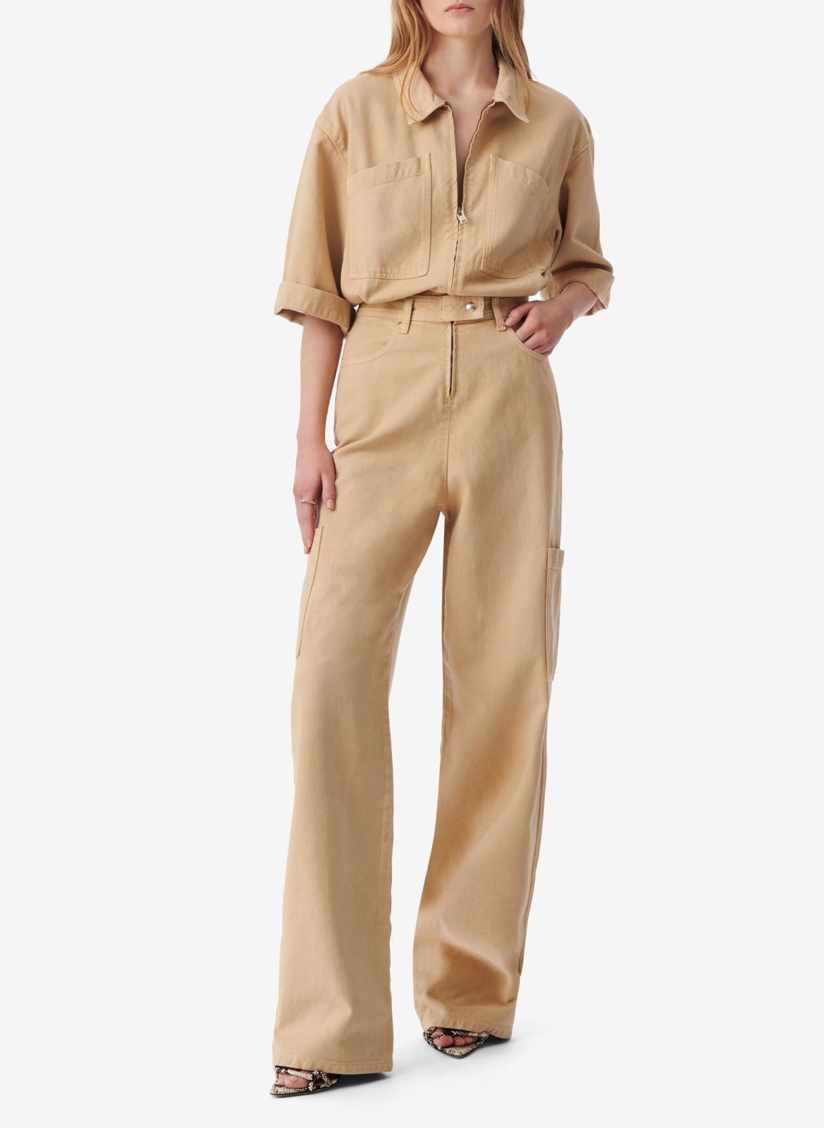 Combinaison col classique IRO Beige