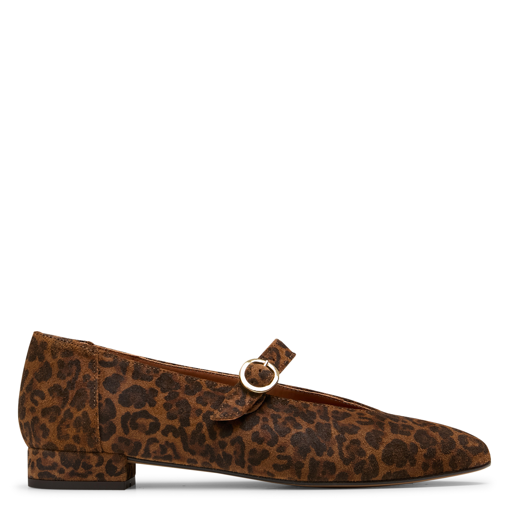 Ballet flats in printed suede leather MAISON TOUFET Multicolored