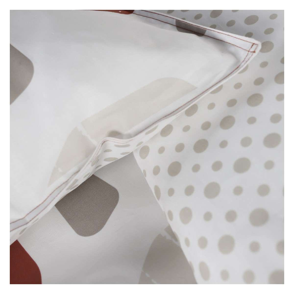 Printed cotton bedding set TODAY LINGE DE MAISON White