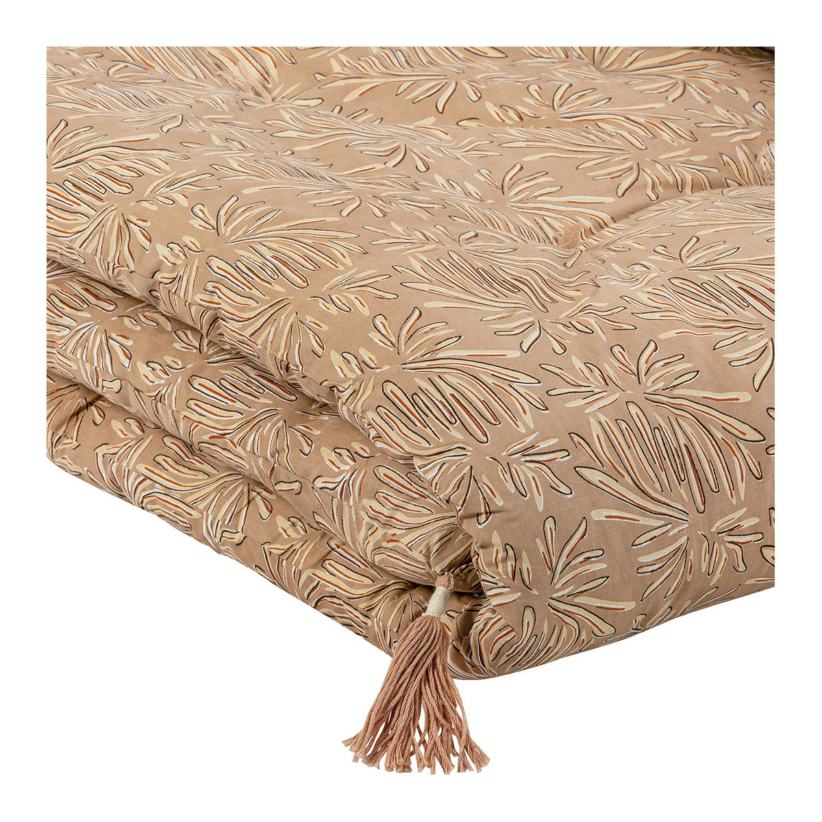 Futon solina en coton - 180 x 80 cm - rose BLANC D'IVOIRE Rose