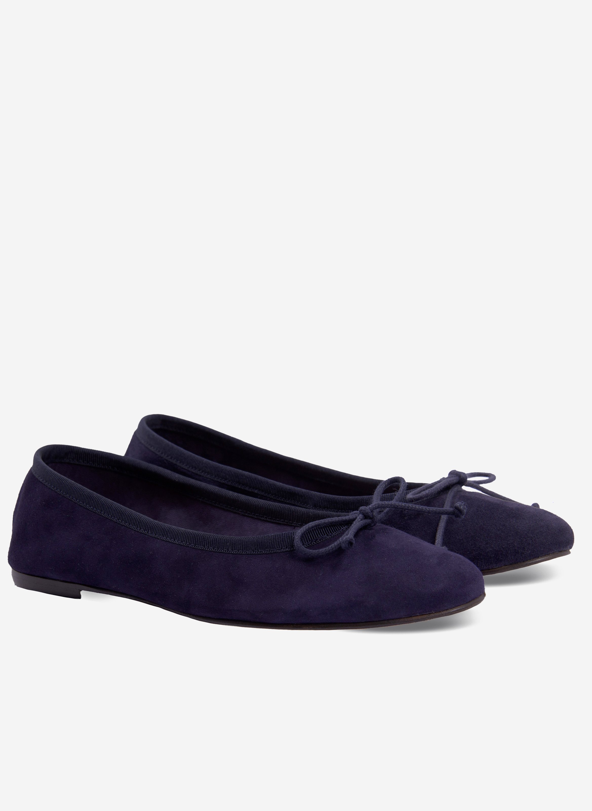 Classic suede leather ballet flats JULES & JENN Blue
