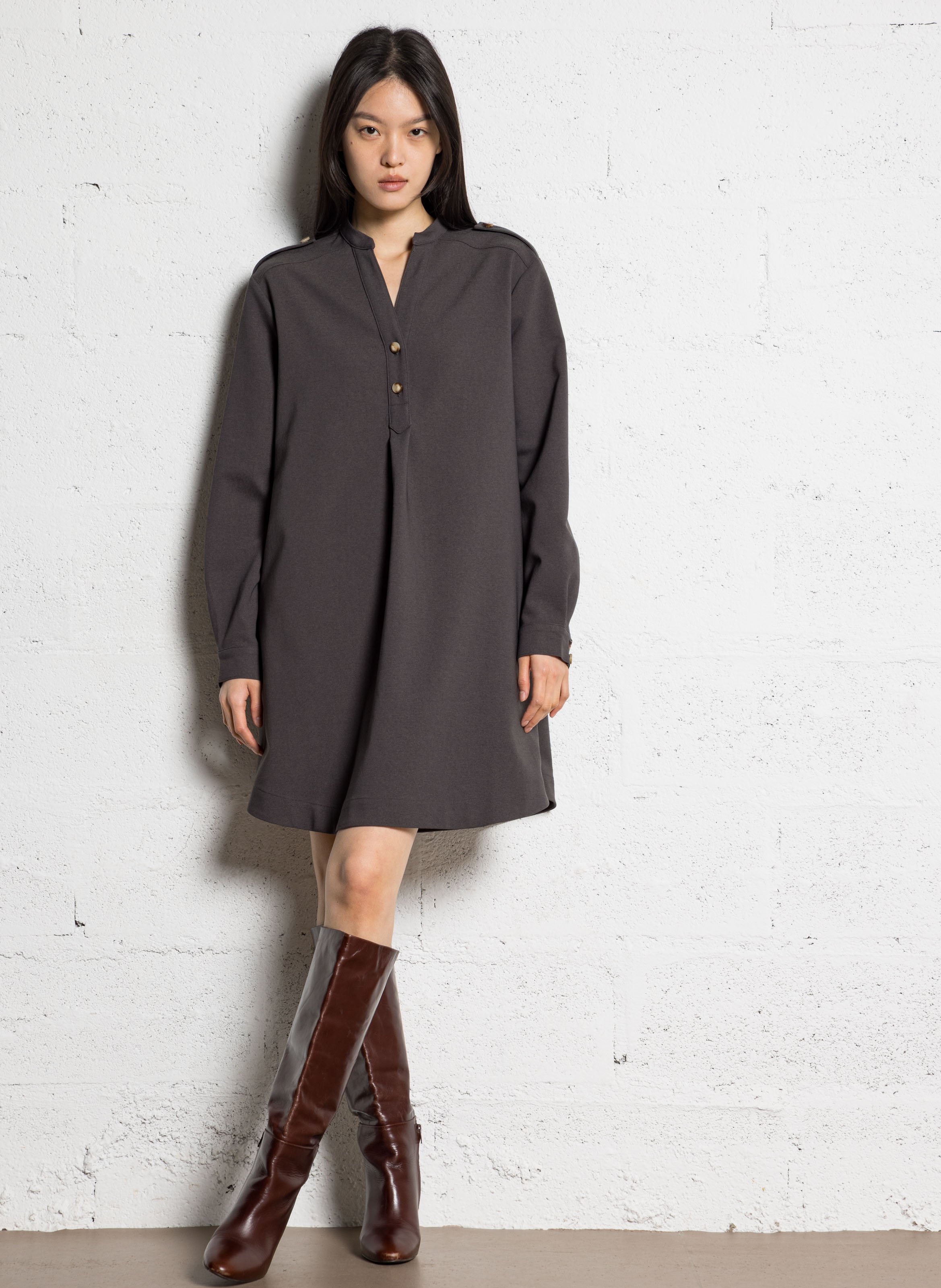 Saharan-inspired dress ONE STEP Grey