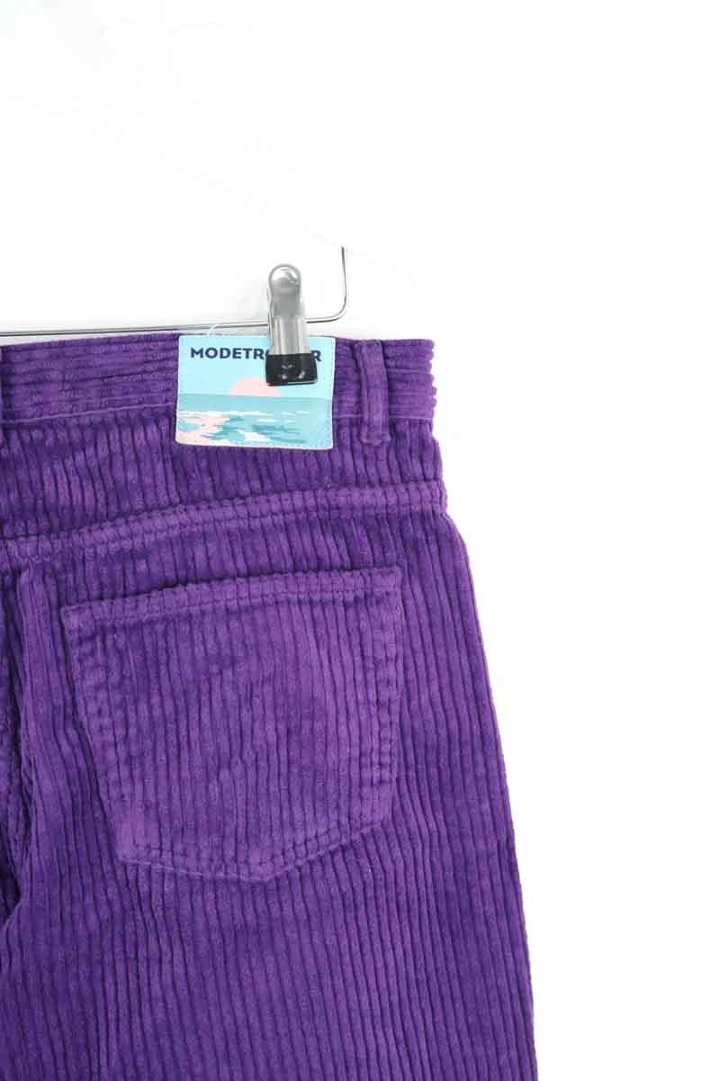Slim-fit cotton cargo pants MODETROTTER - Seconde Main Purple