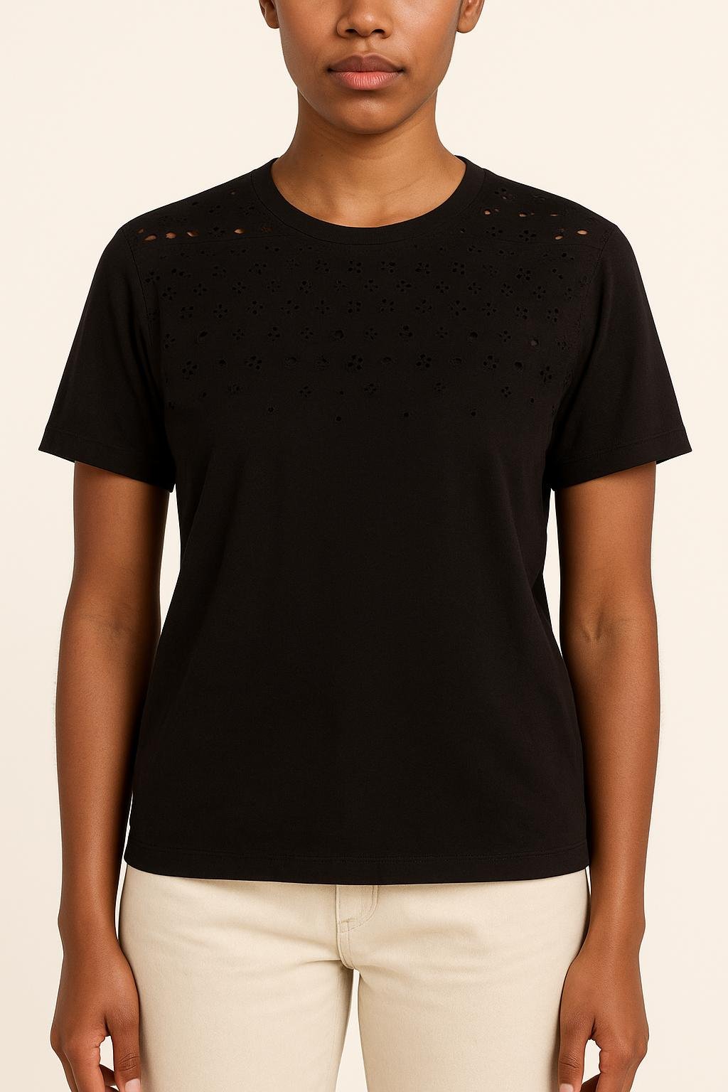 Tommy Badge T-shirt COMPTOIR DES COTONNIERS - Seconde main Black