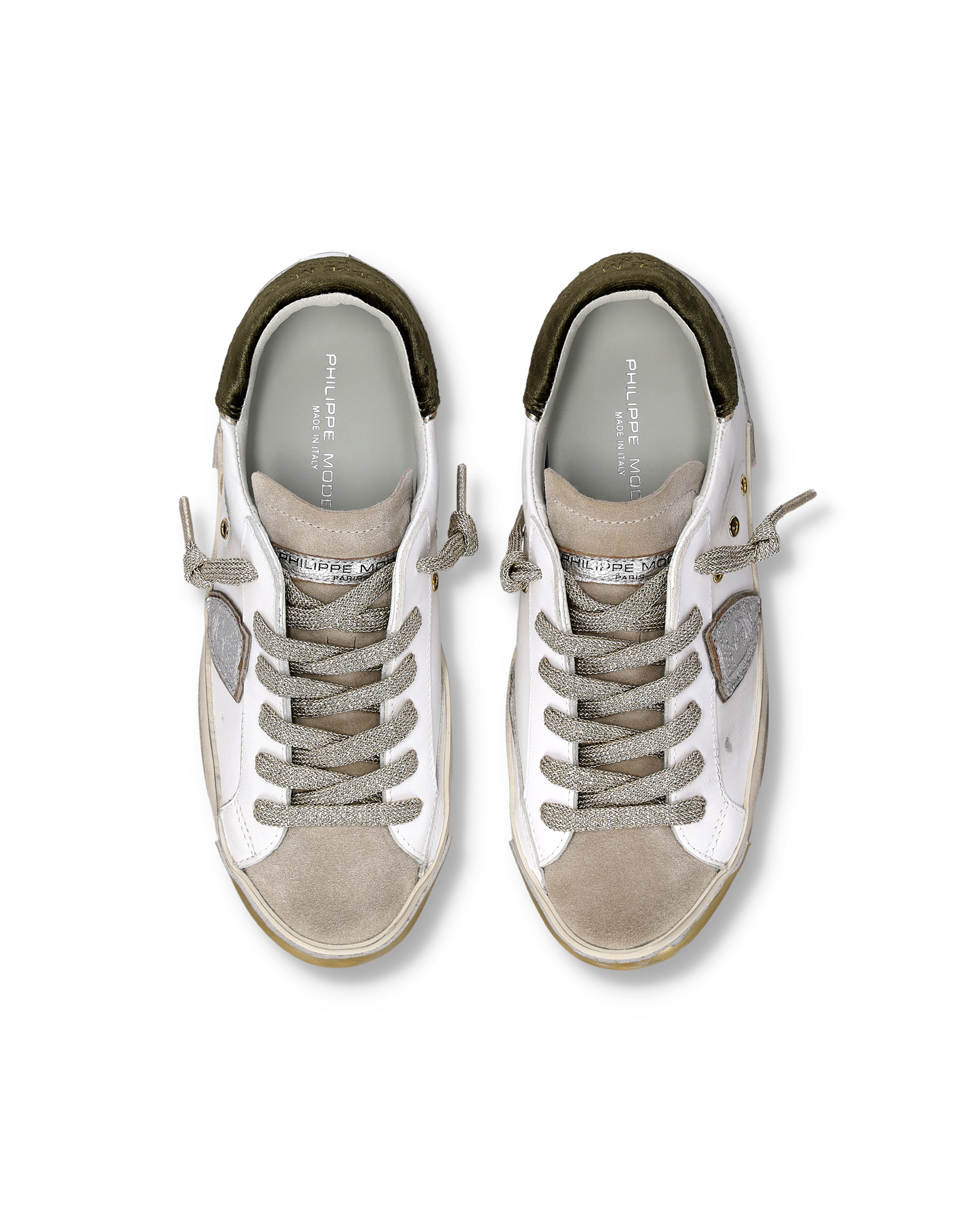 Tennis sneakers. PHILIPPE MODEL Green