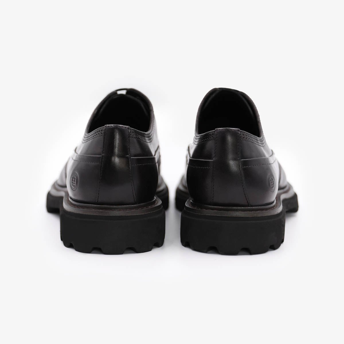 Arthus leather Derby shoes  SERGE BLANCO Black