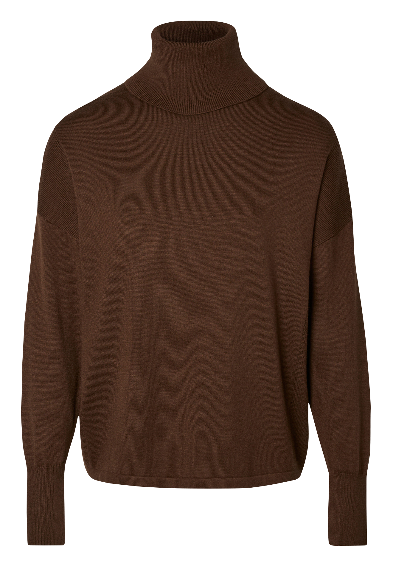 Elena high-neck sweater ZAPA Brown
