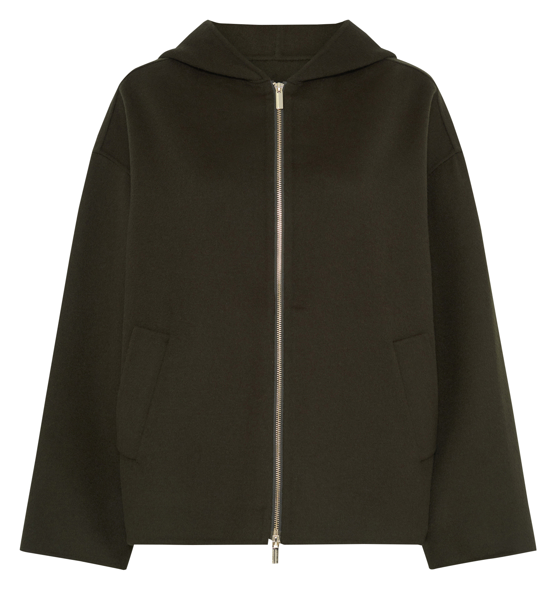 Wool hooded sweatshirt GERARD DAREL Khaki