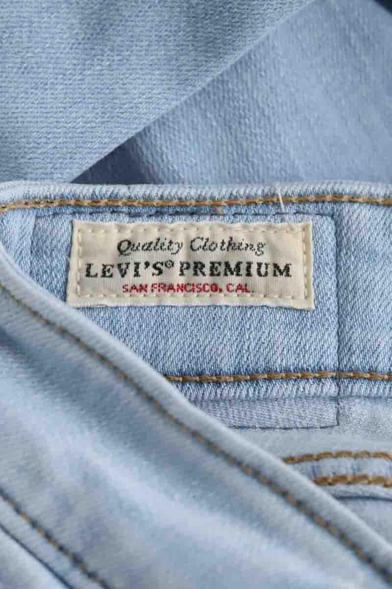 Cotton straight jeans LEVI'S - Seconde main Blue