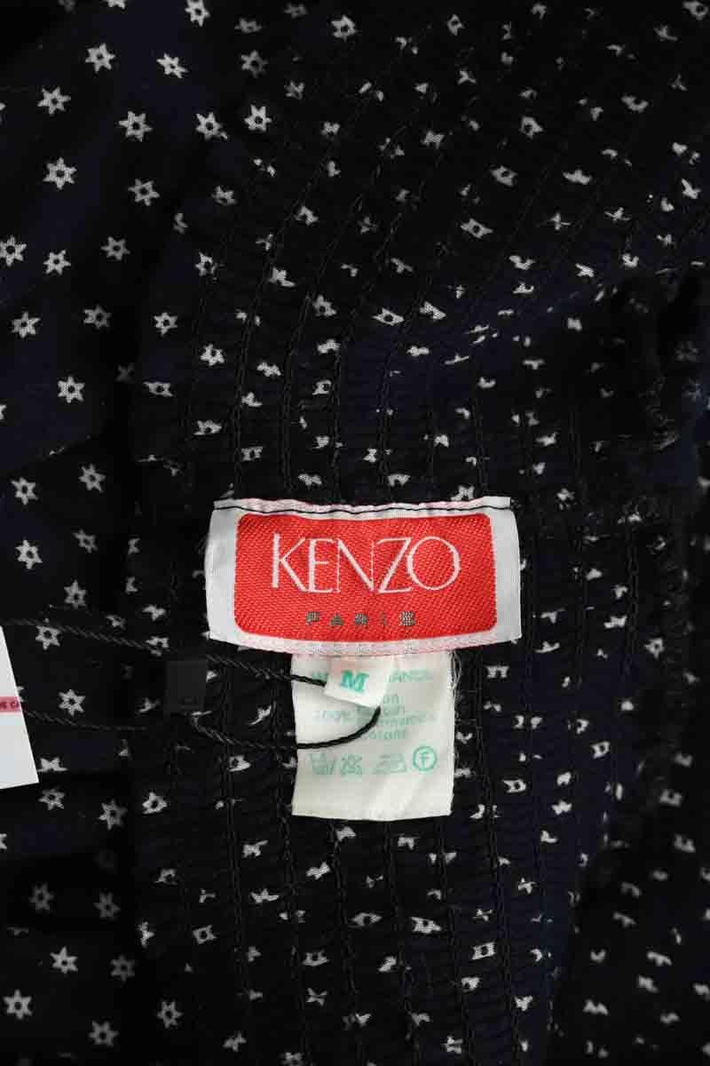 Slim-fit cotton cargo pants KENZO - SECONDE MAIN Black