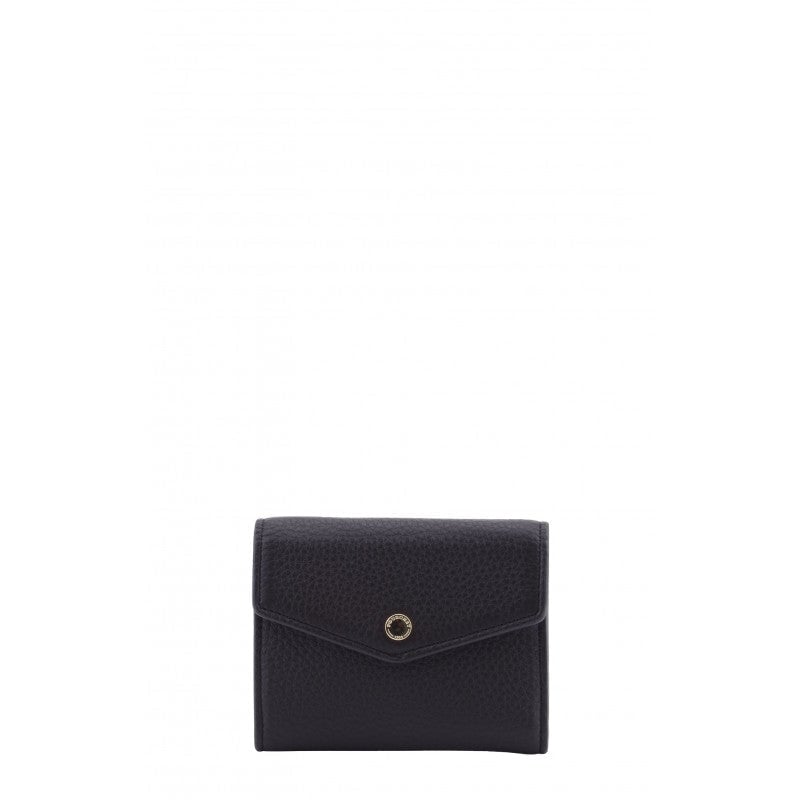 Leather coin purse POURCHET Blue