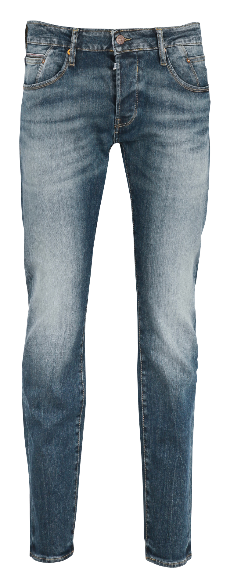 - Straight-leg jeans
- 5 pockets
- Straight cut
- Faded effect LE TEMPS DES CERISES Blue