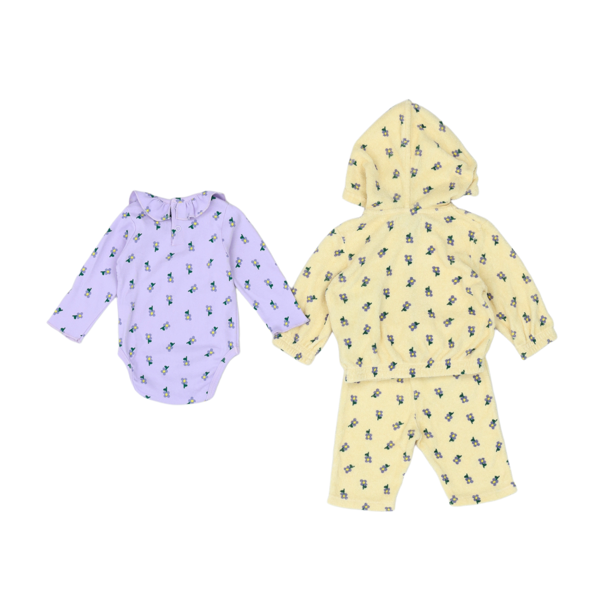 Yellow Baby Set - 6 months BOBO CHOSES - Seconde Main Yellow