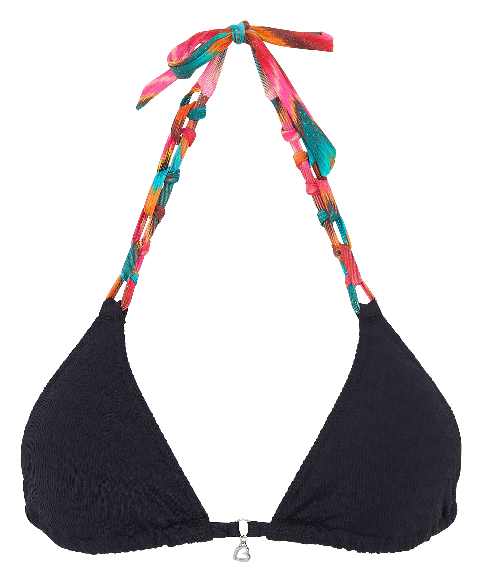 Haut de maillot de bain texturé BANANA MOON Noir