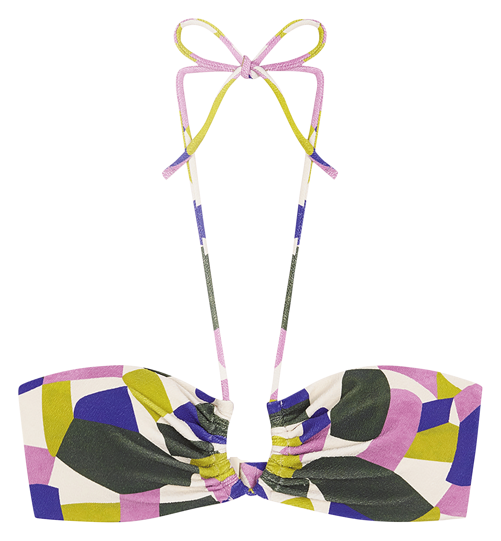 Bandeaubikinitop met print ROBIN COLLECTION Veelkleurig