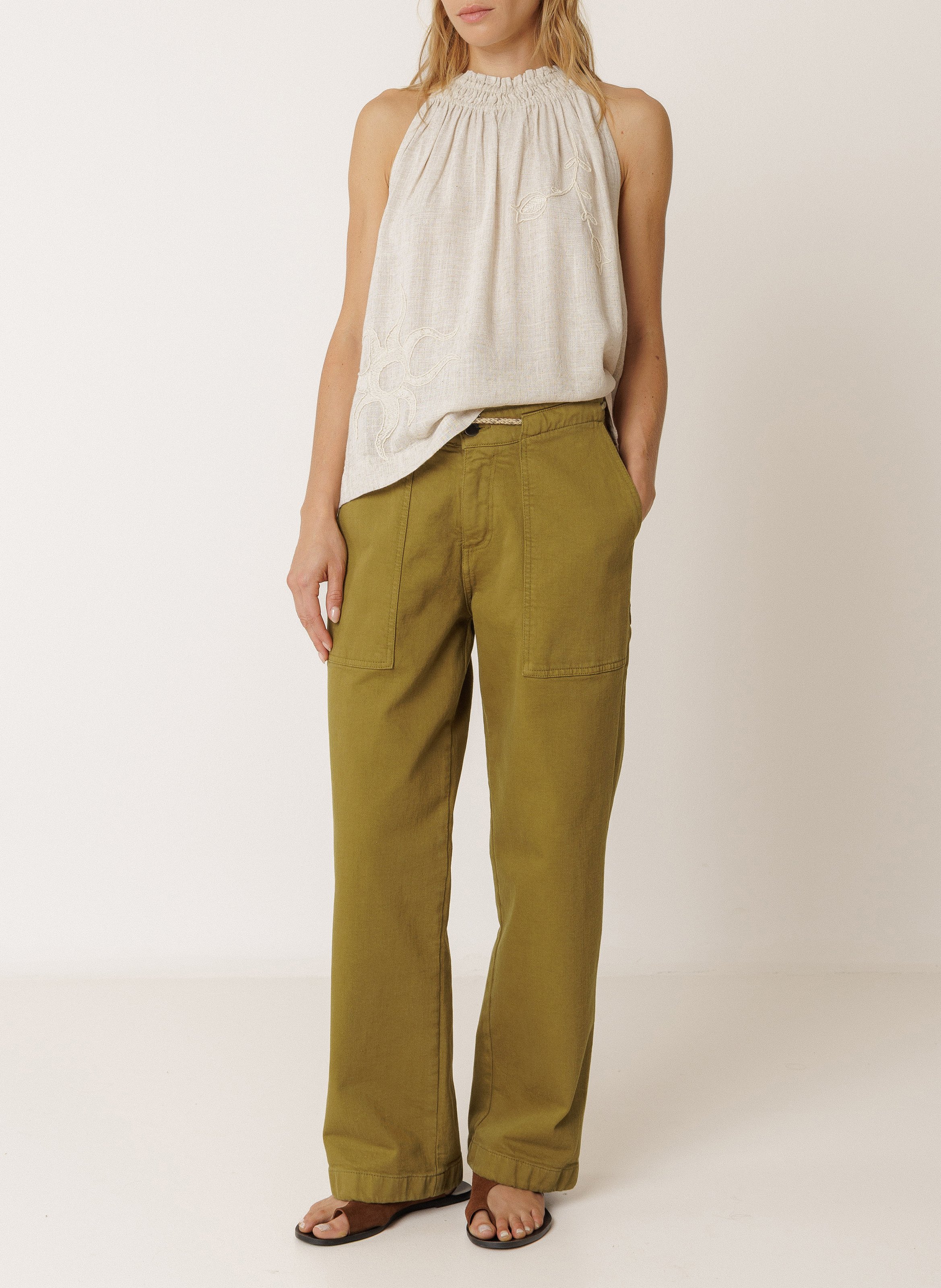 Halter-Top INDI & COLD Beige