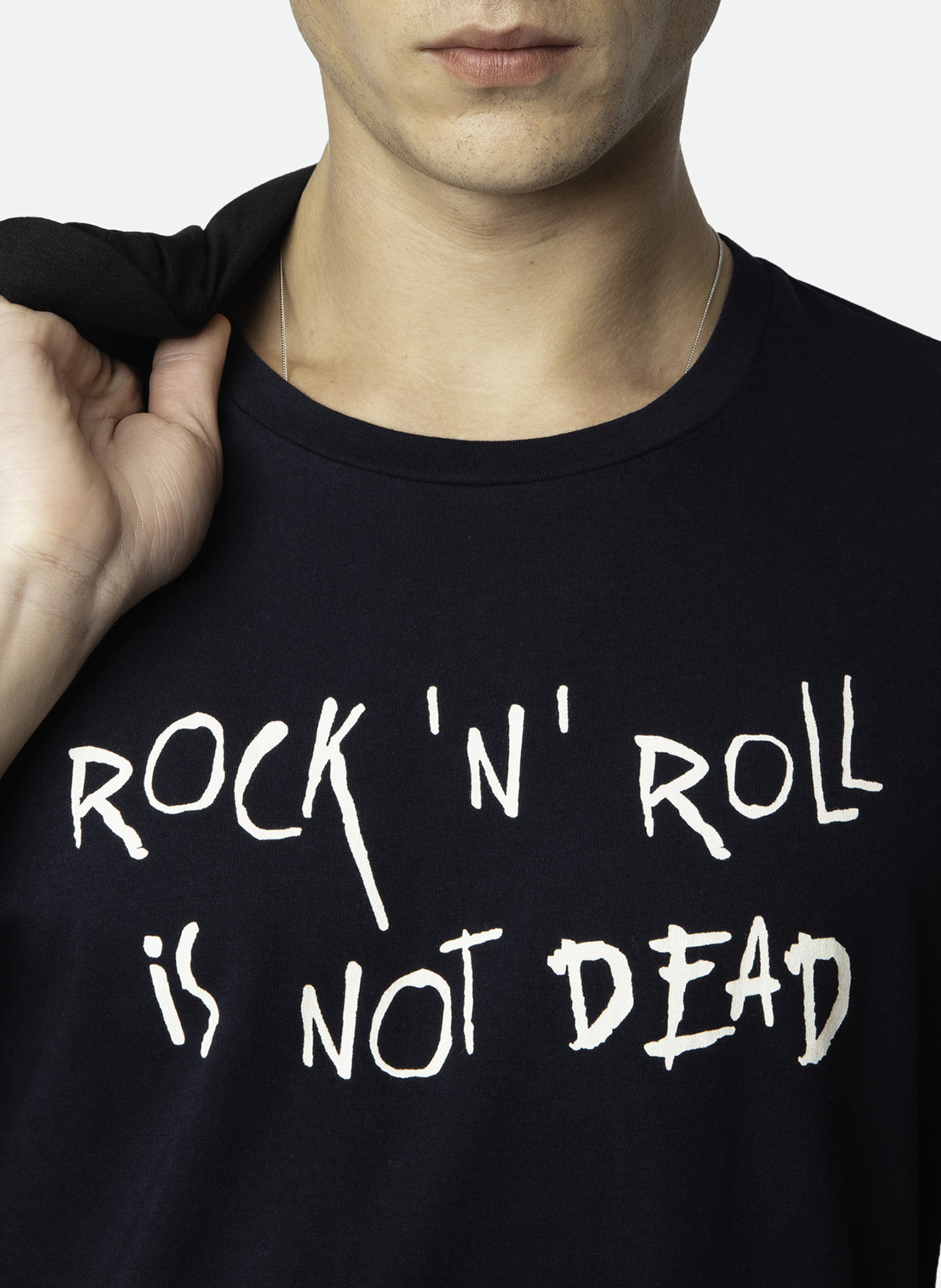 Gerade geschnittenes T-Shirt aus Bio-Baumwolle ZADIG&VOLTAIRE Blau