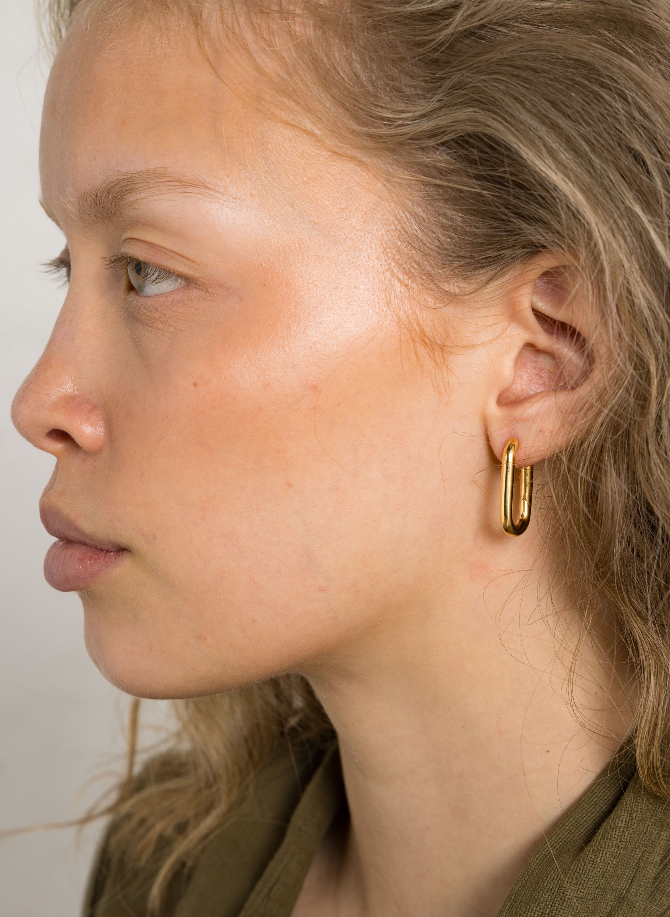 Créoles en laiton  FEEKA Doré