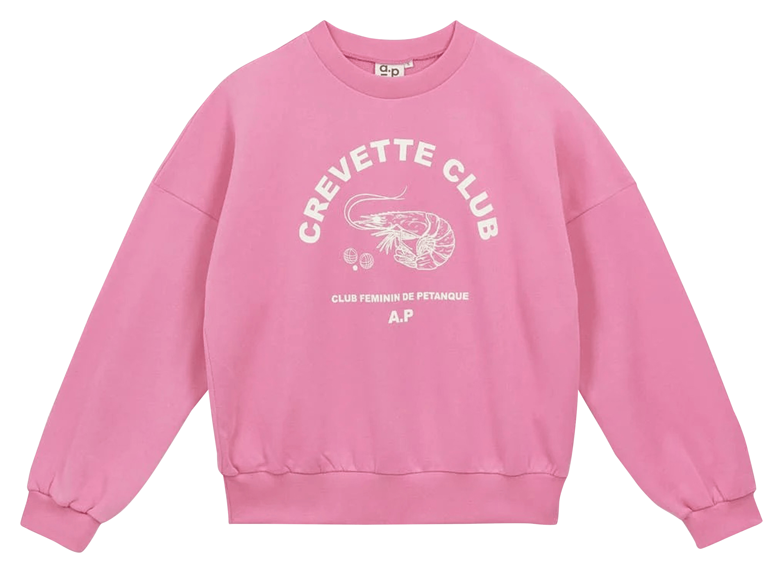Oversized sweater van biologisch katoen A.P Roze