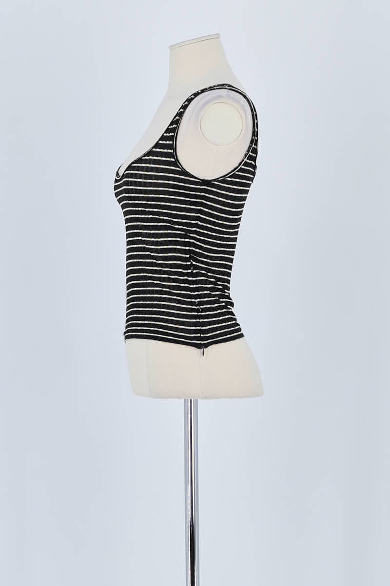 Top sans manche ARMANI - SECONDE MAIN Noir