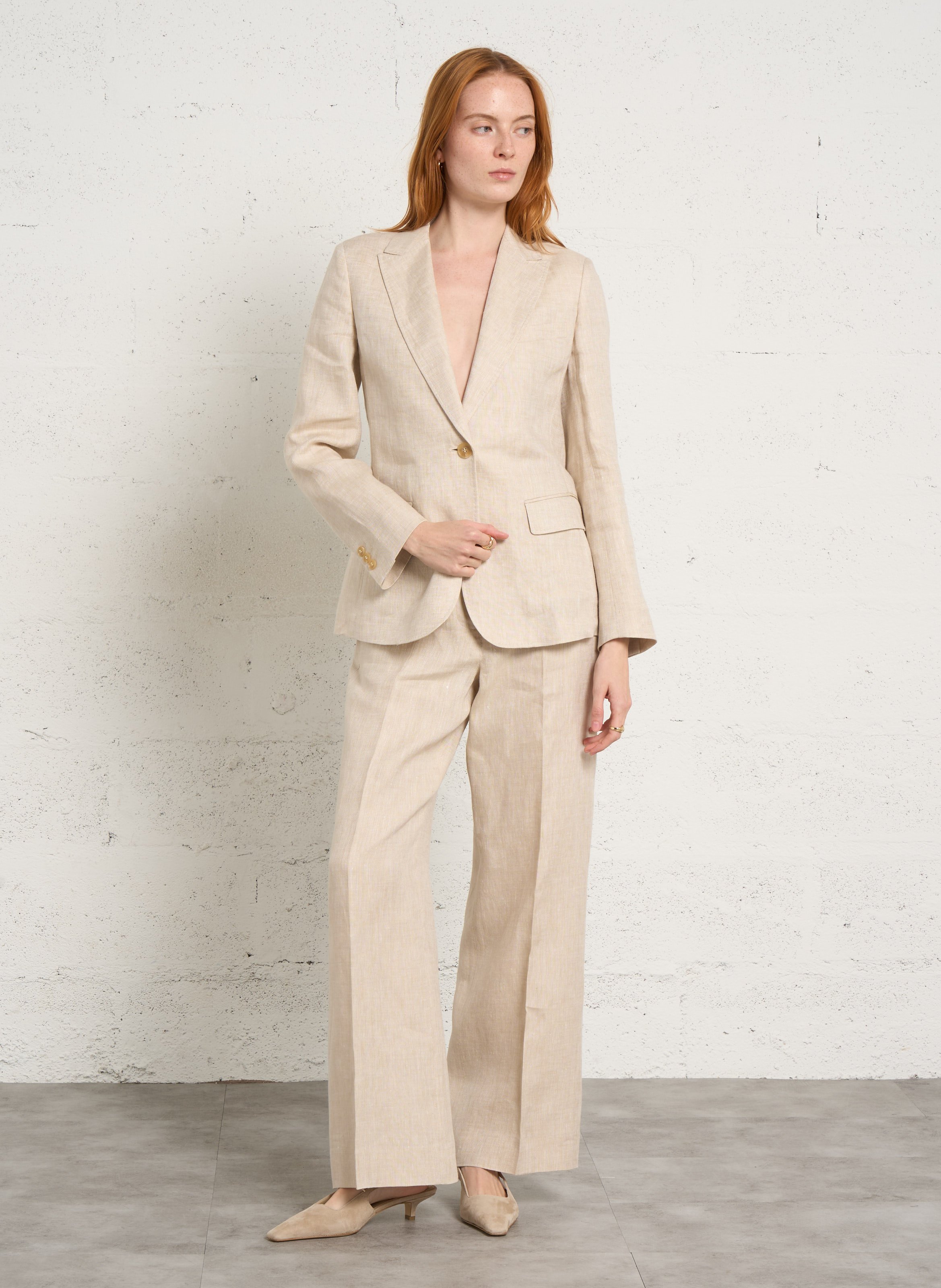 Escarpins slingback en suède ODARE Marron