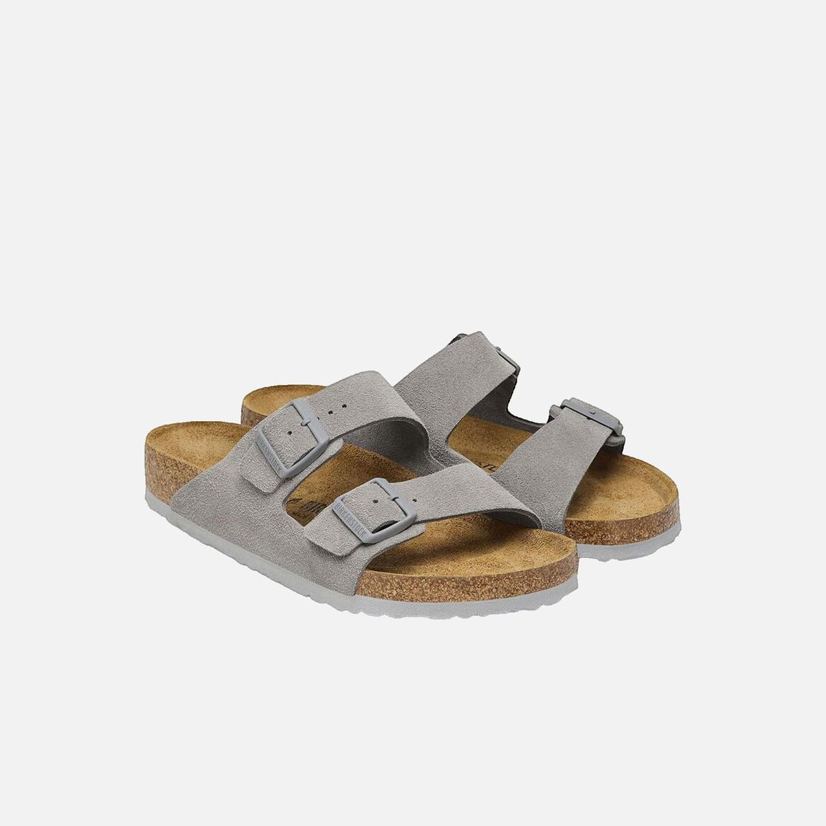 Arizona flat sandals BIRKENSTOCK Grey