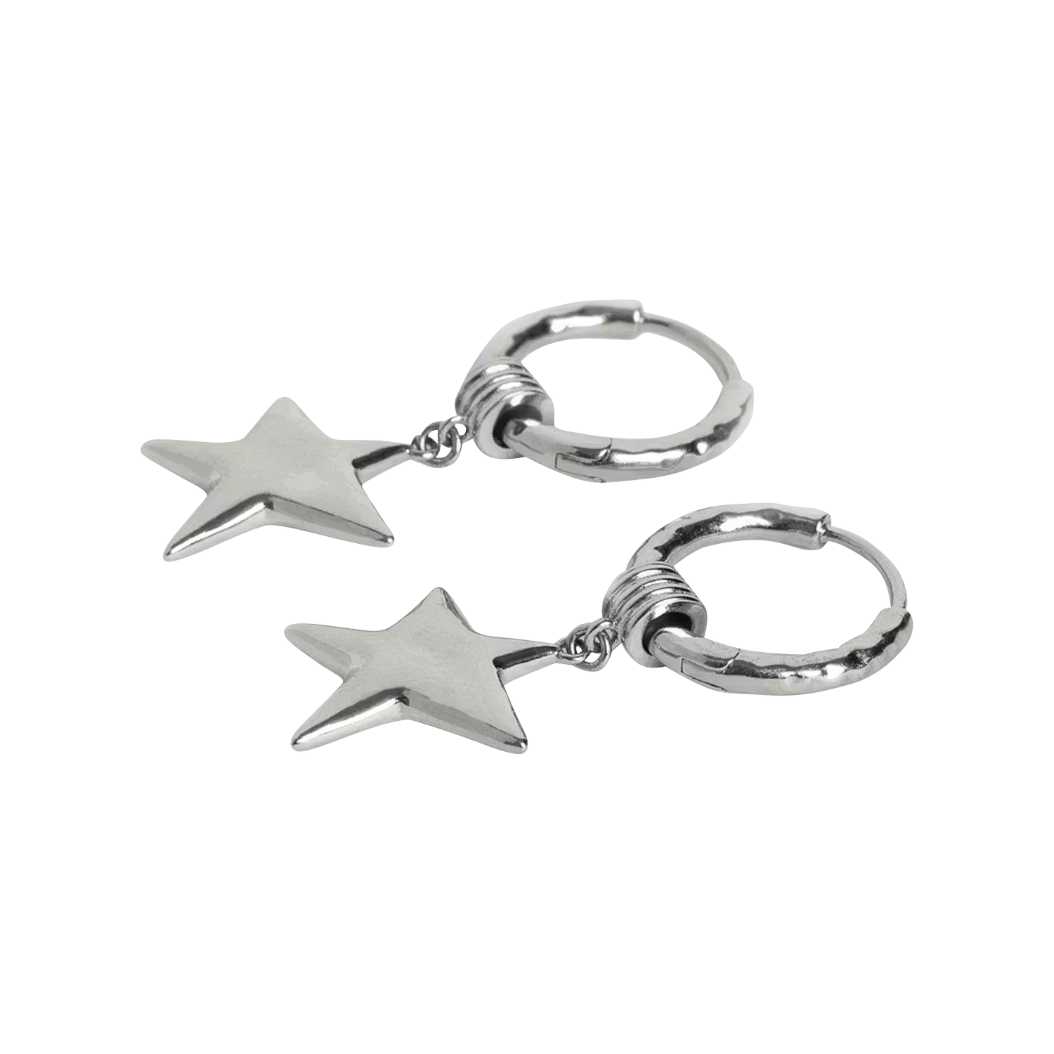 Boucles d'oreilles asymétriques étoiles ZADIG&VOLTAIRE Argent