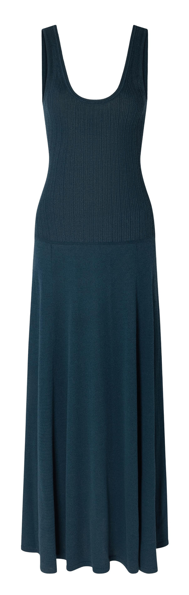 Long tank top two-tone dress SESSUN Blue