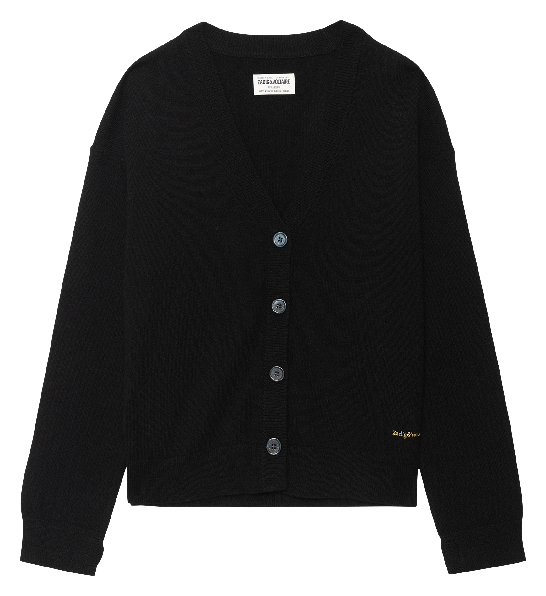 Straight cashmere vest ZADIG&VOLTAIRE Black