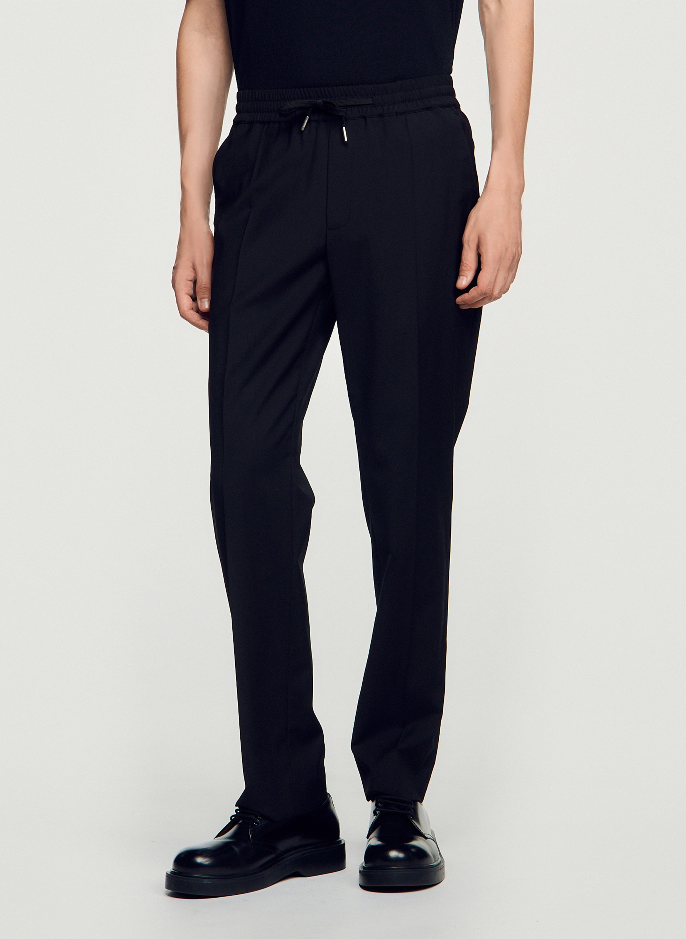 Straight-leg elasticated pants SANDRO