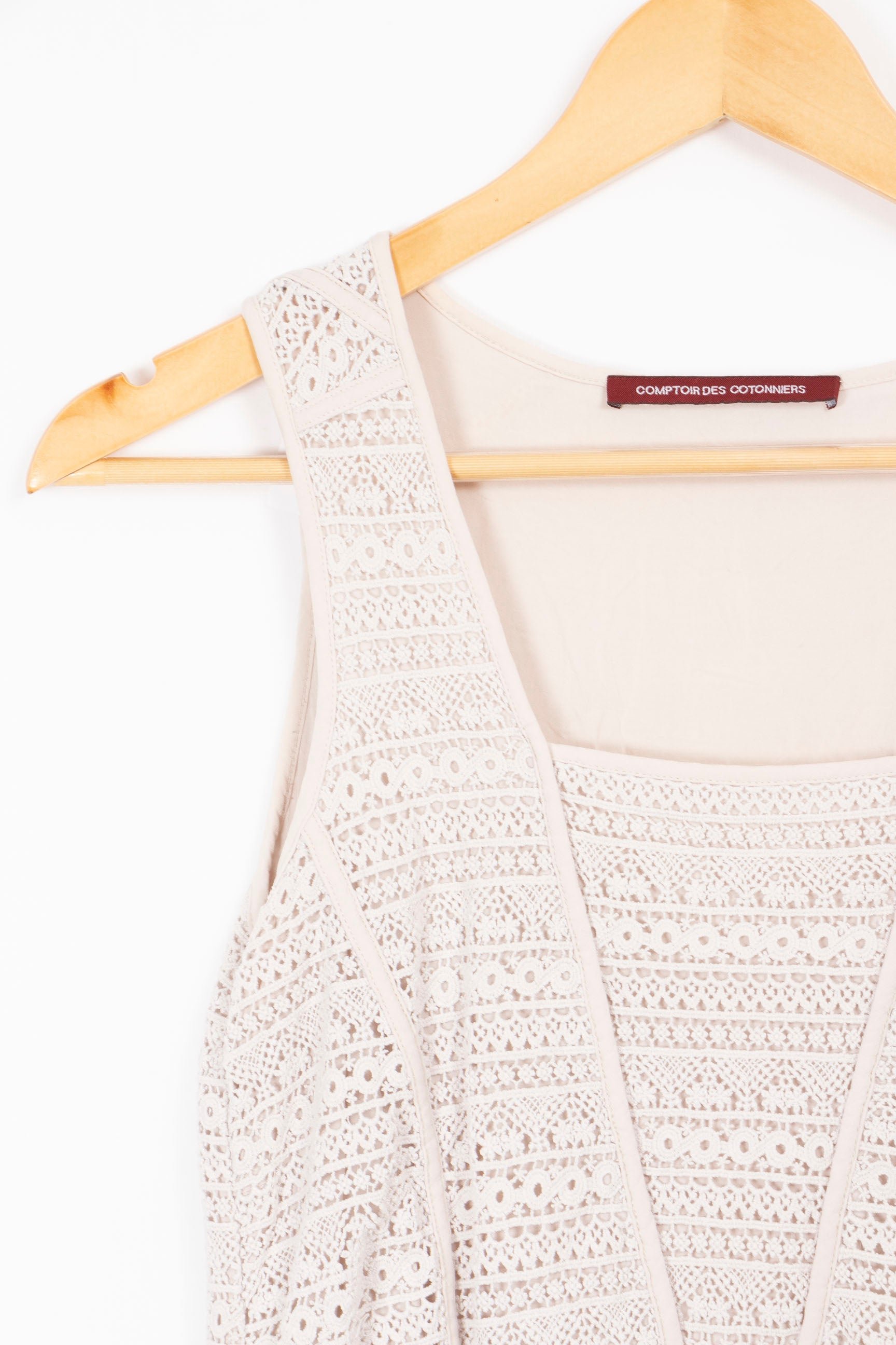Short & midi dress COMPTOIR DES COTONNIERS - Seconde main Beige