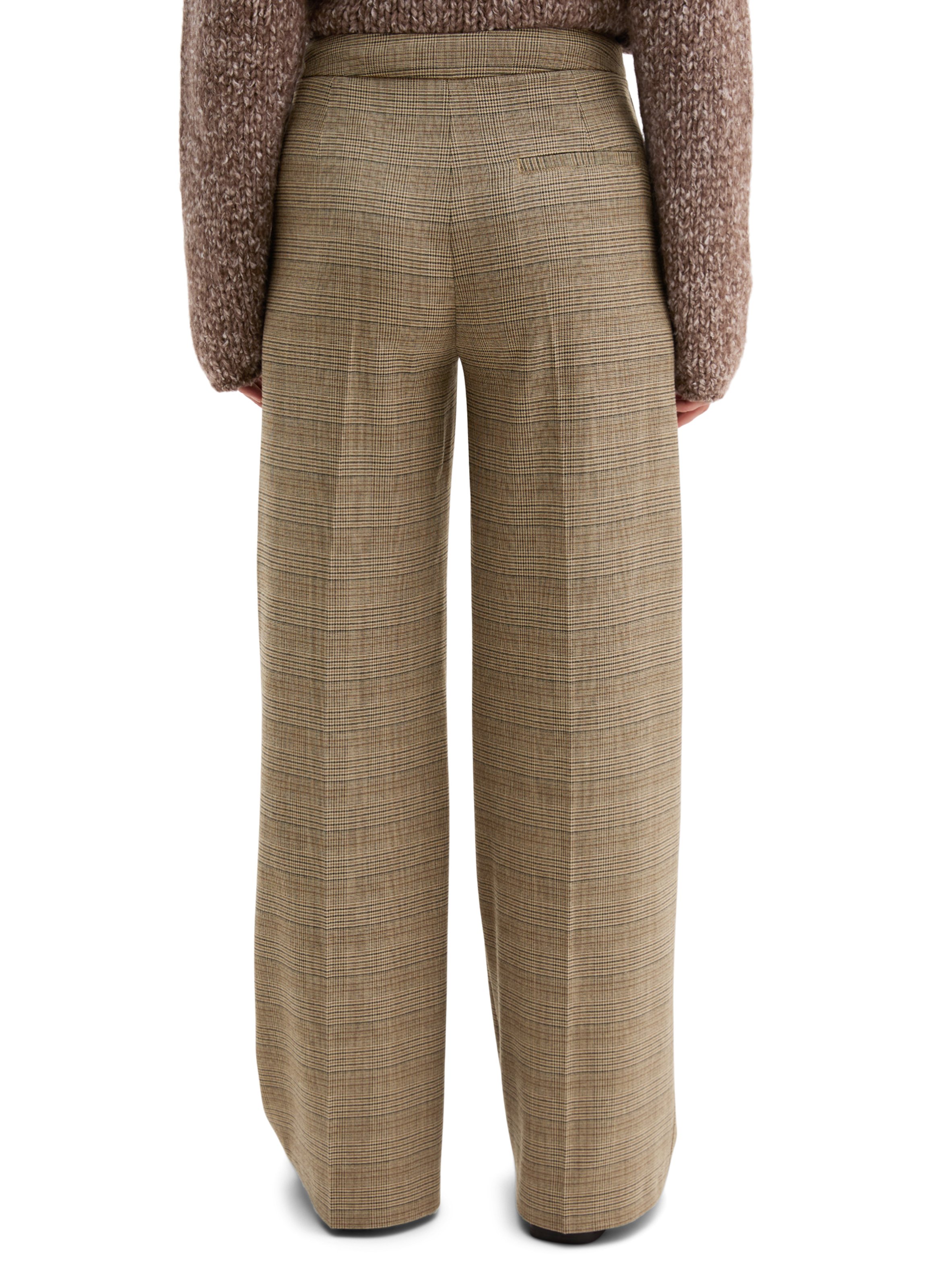 Pantalon droit à motif MARC O'POLO Marron