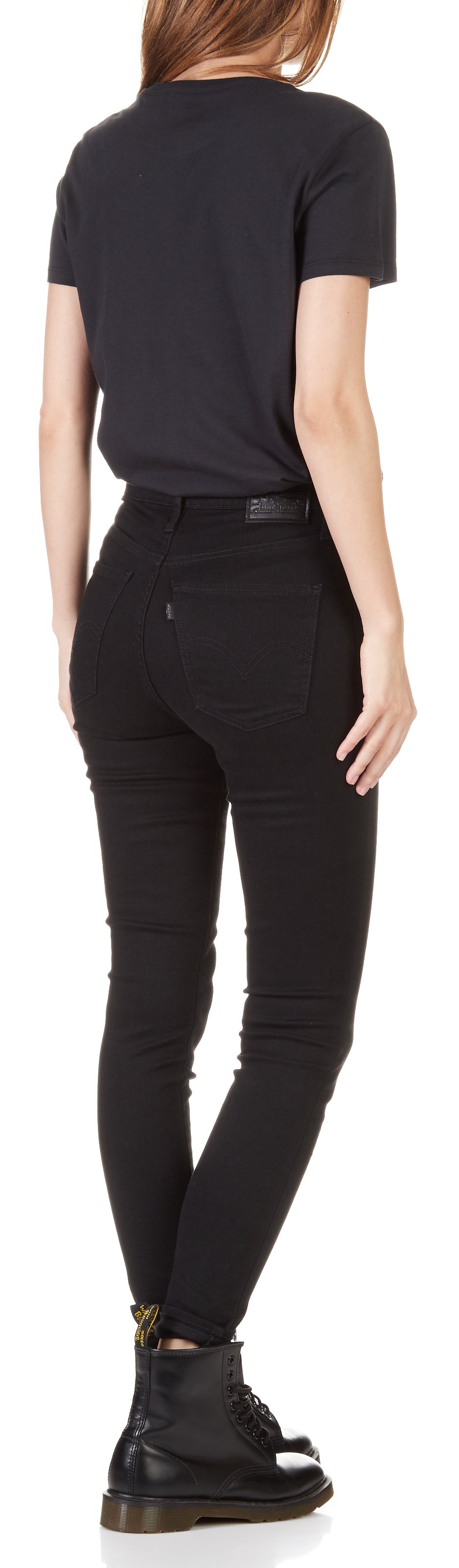 Jean super skinny taille haute LEVI'S Noir