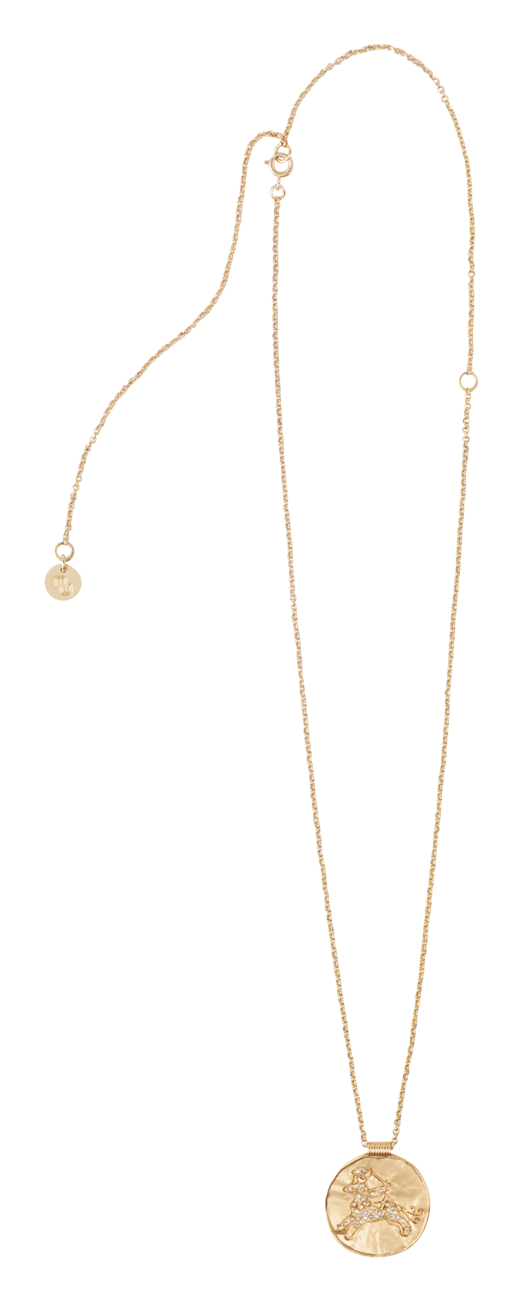 Halssnoer met medaillon met sterrenbeeld MAJE Goudkleurig