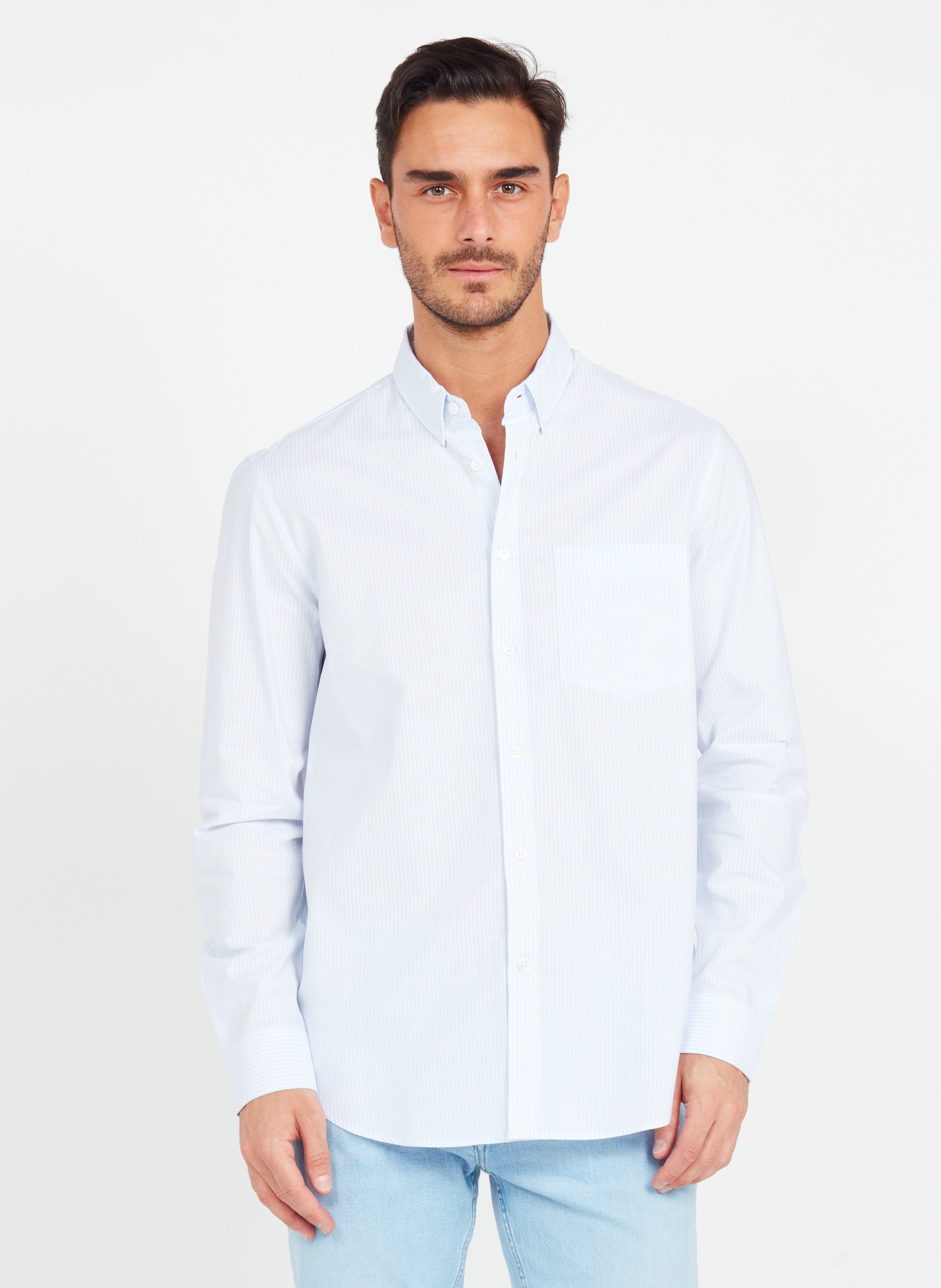 Chemise rayée homme h&m hot sale