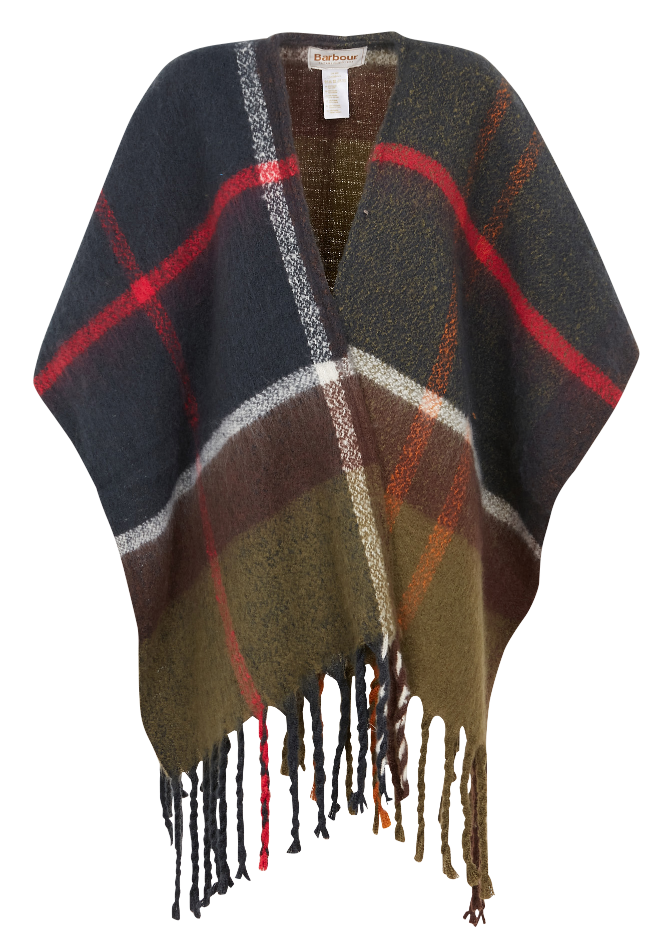 Nidddiv Alpaka Schal Kapuzenumhang - Gehäkelter Poncho Mit Fransensaum