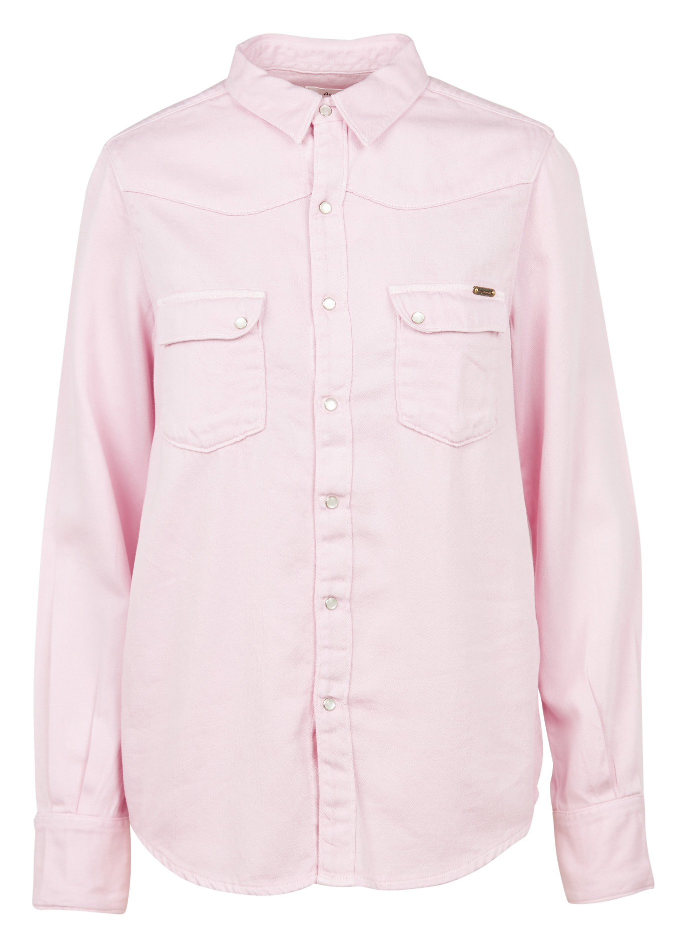 Baumwollhemd mit klassischem Kragen RosaACQUAVERDE