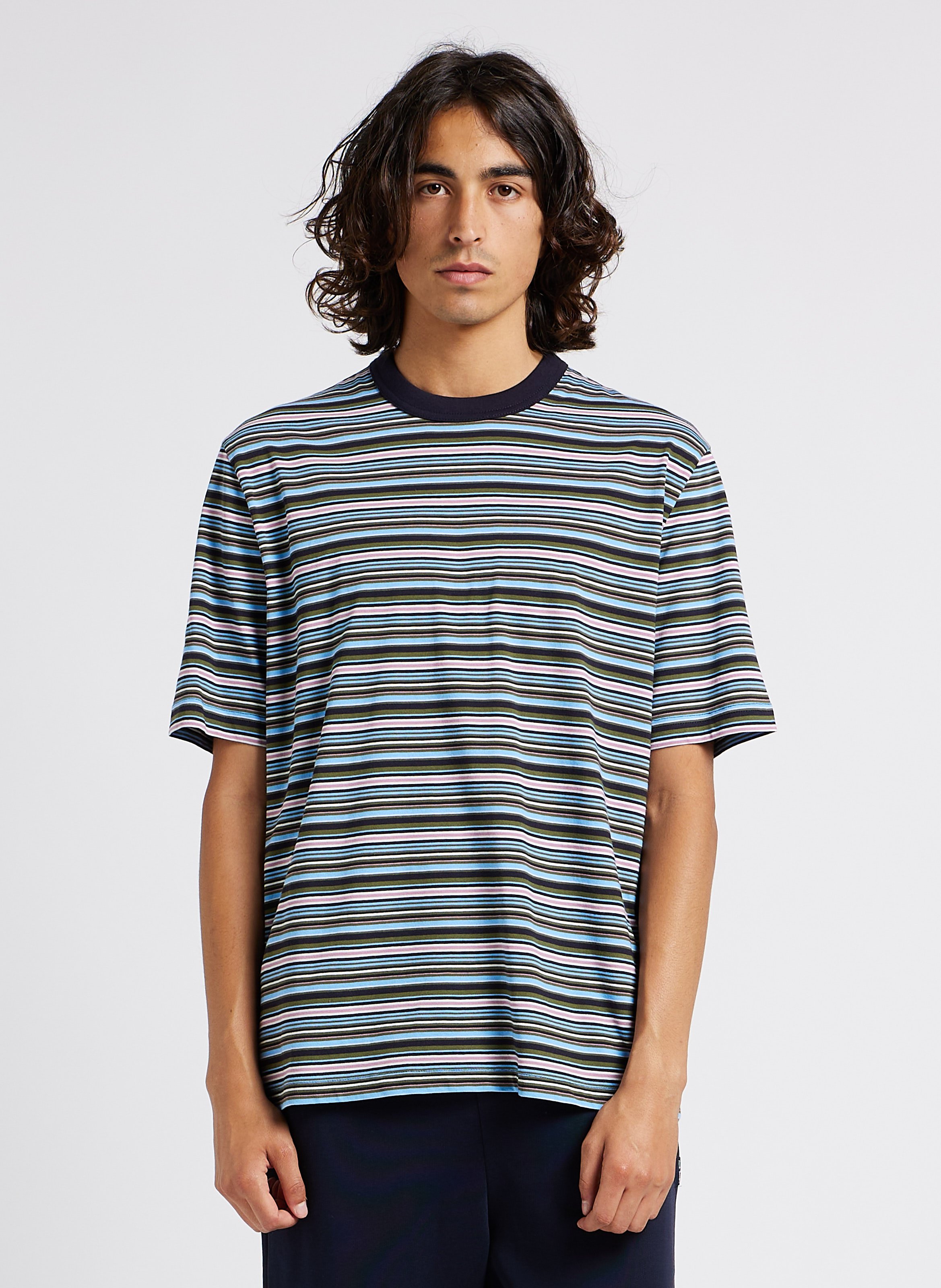 Multi colored shop striped t shirt