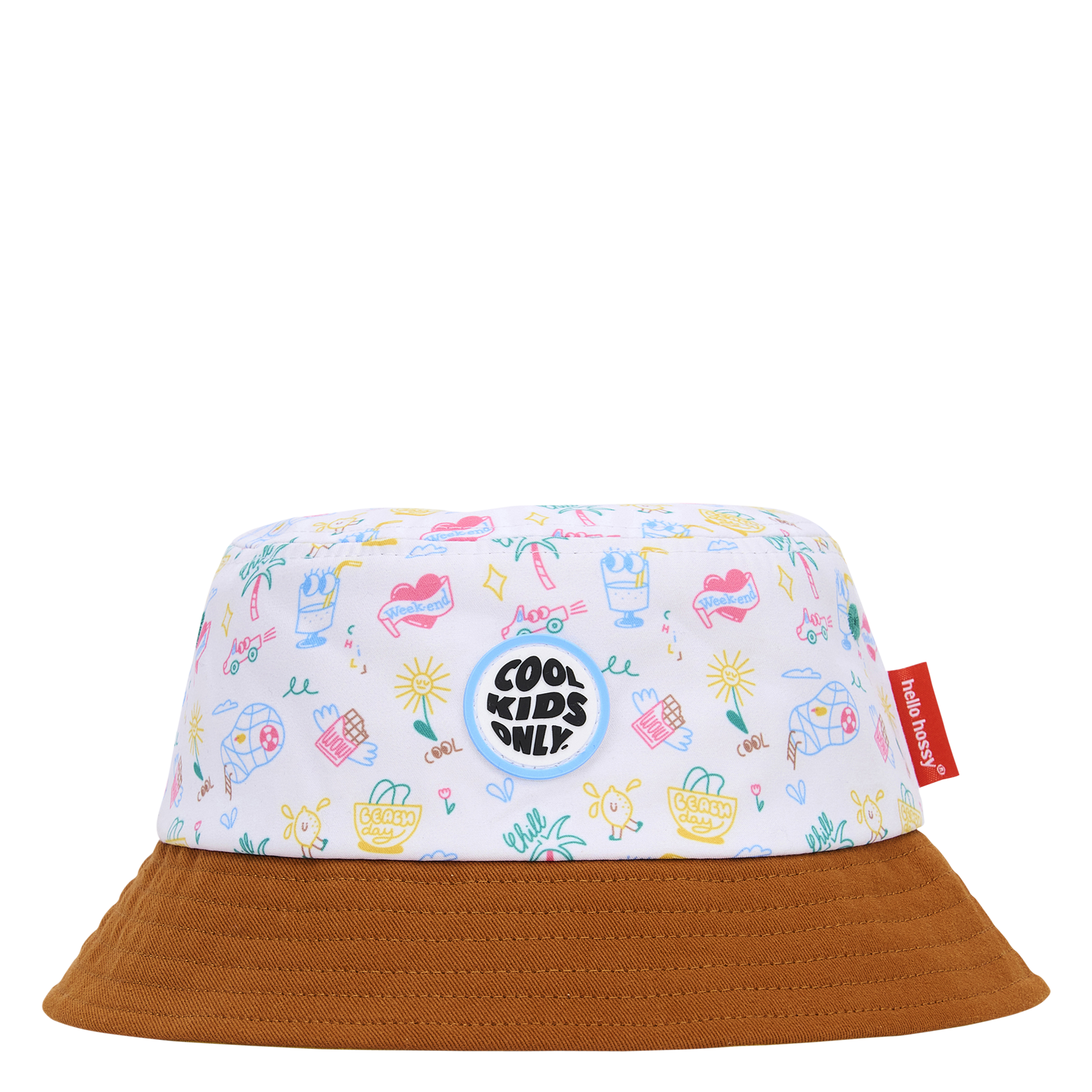 Bedruckter Bucket Hat mit Mustern HELLO HOSSY Mehrfarbig